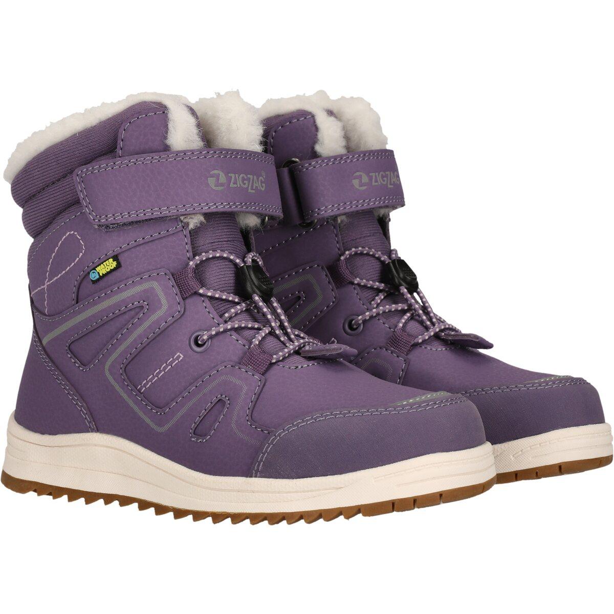 ZigZag Rincet WP Vinterstøvler Børn Grape Compote
