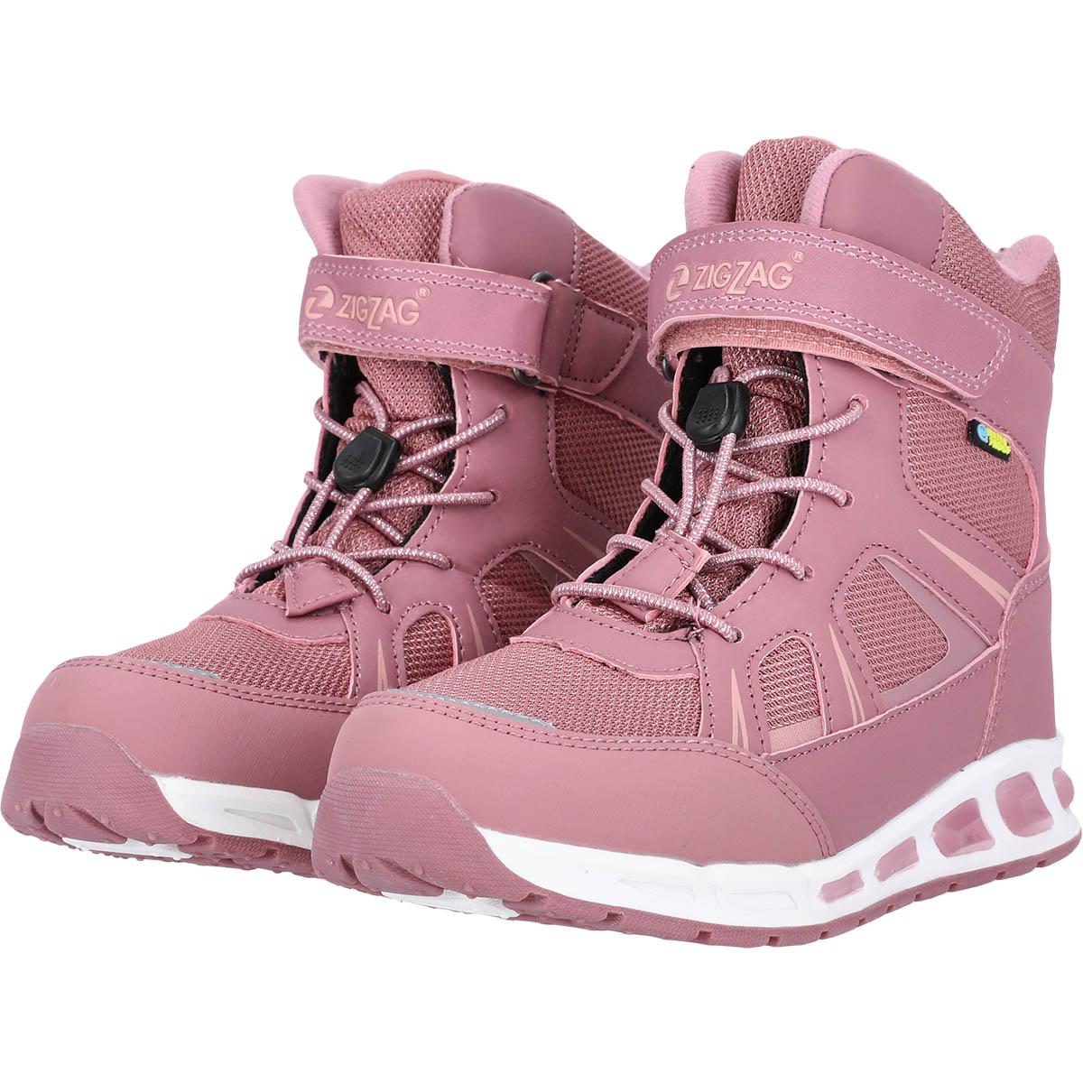 ZigZag Clementu WP Velcro Vinterstøvler M/Lys Børn Mesa Rose