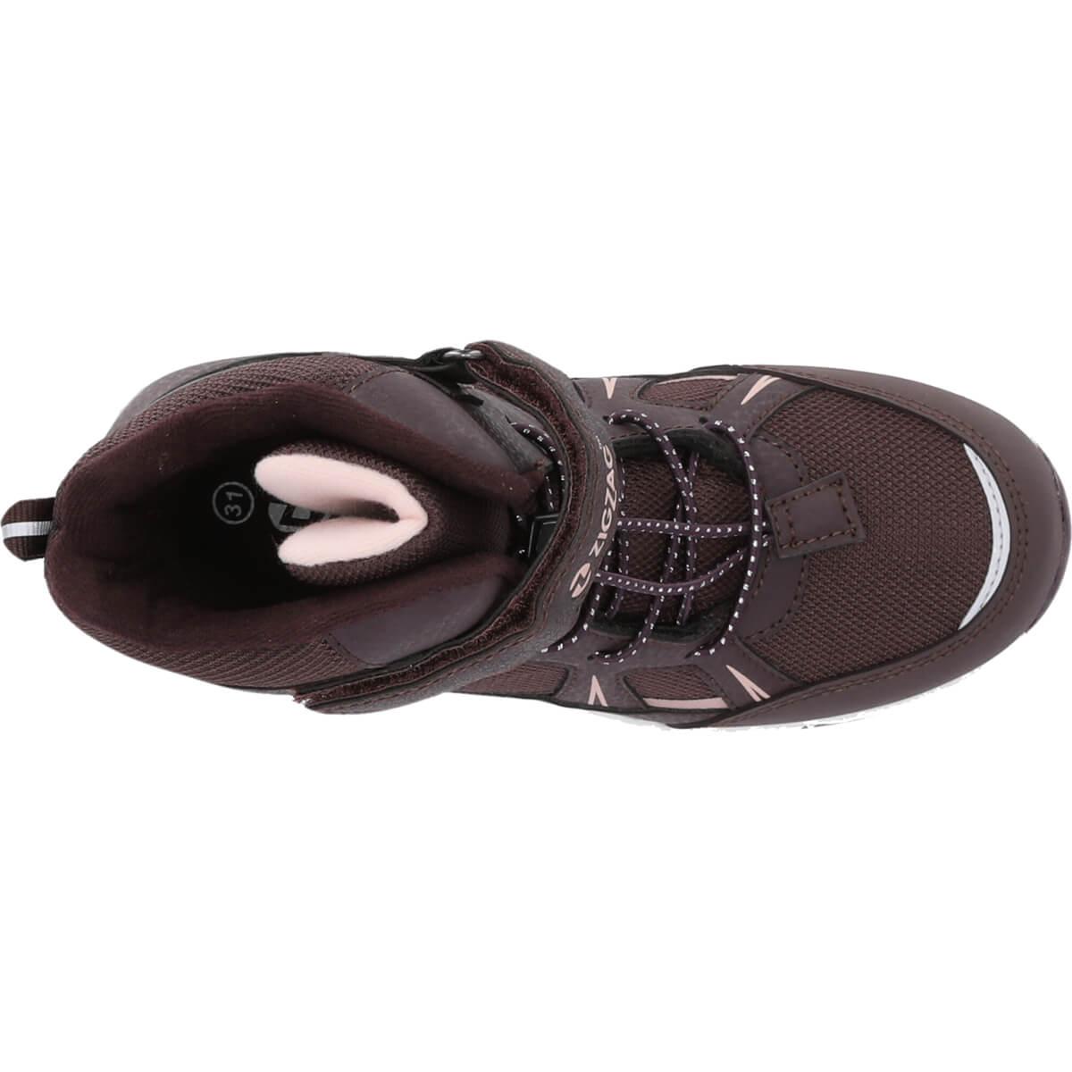 ZigZag Clementu WP Velcro Vinterstøvler M/Lys Børn Fudge