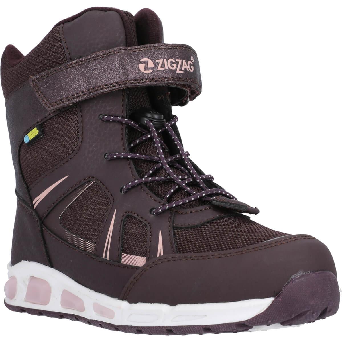 ZigZag Clementu WP Velcro Vinterstøvler M/Lys Børn Fudge
