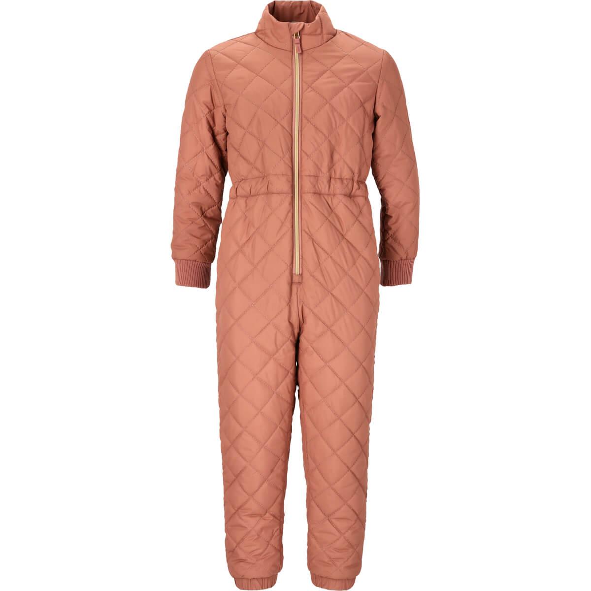 ZigZag Heartlake Quiltet Jumpsuit Børn Nutmeg