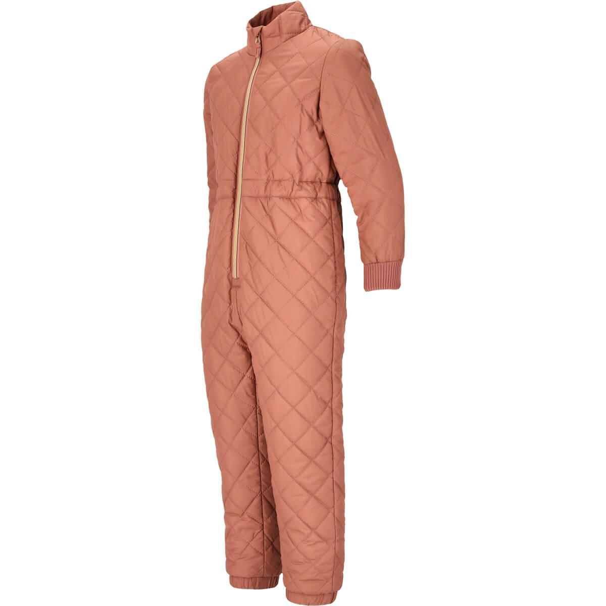 ZigZag Heartlake Quiltet Jumpsuit Børn Nutmeg