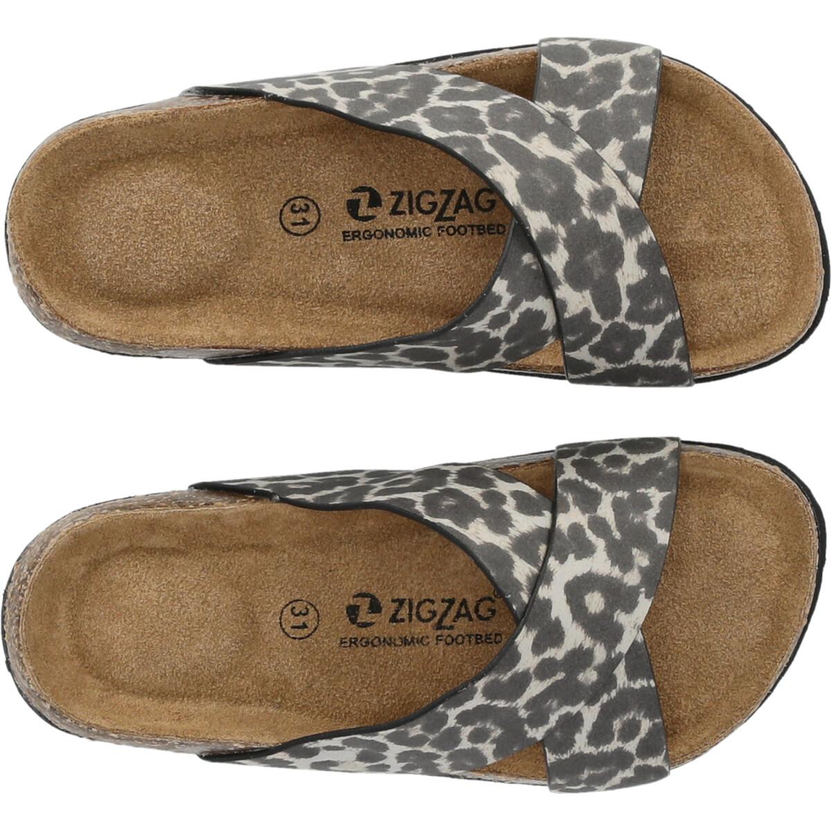 ZigZag Turhang Korksandaler Børn Leopard