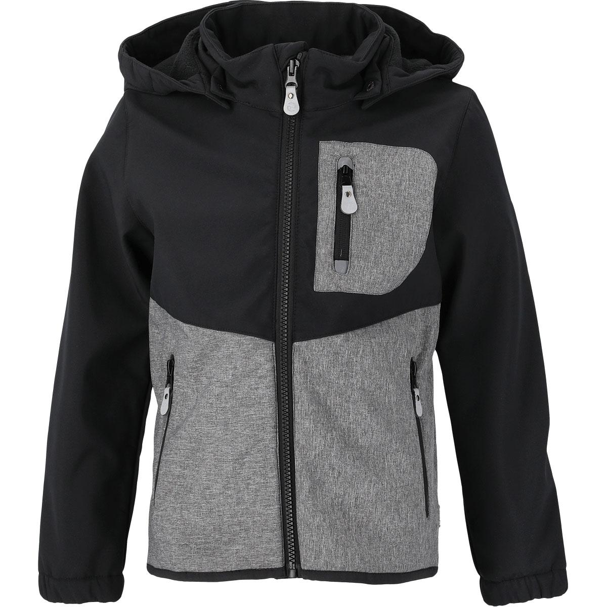 ZigZag Tarzan Softshell Jakke Børn Black
