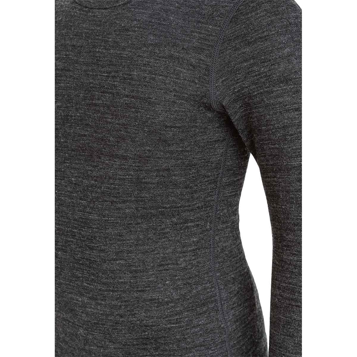 ZigZag Terry Merinould Skiundertøj Børn Dark Grey Melange