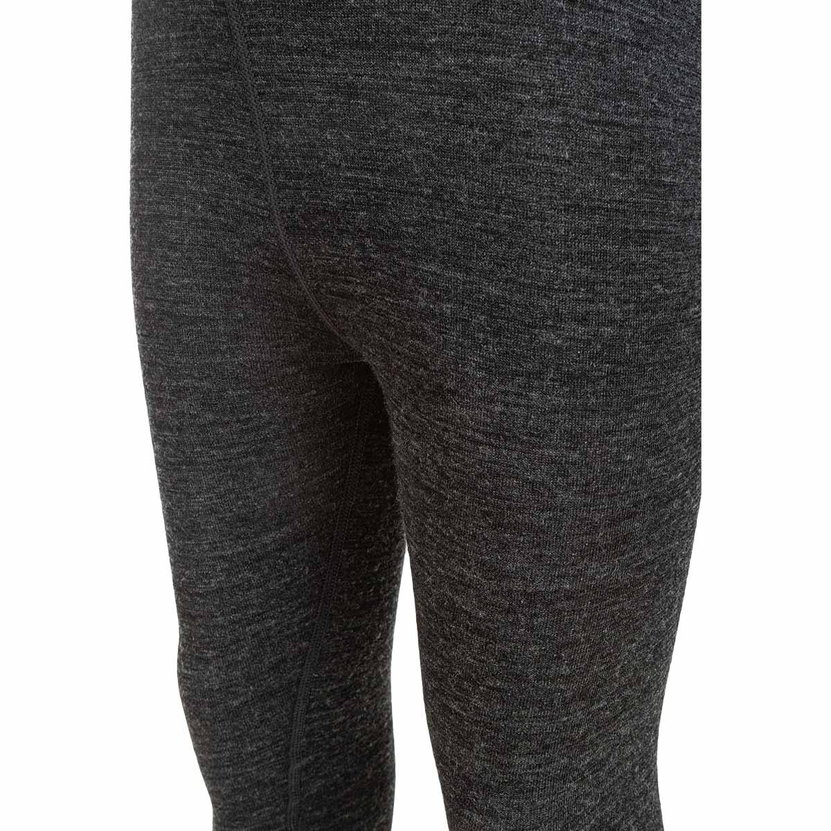 ZigZag Terry Merinould Skiundertøj Børn Dark Grey Melange