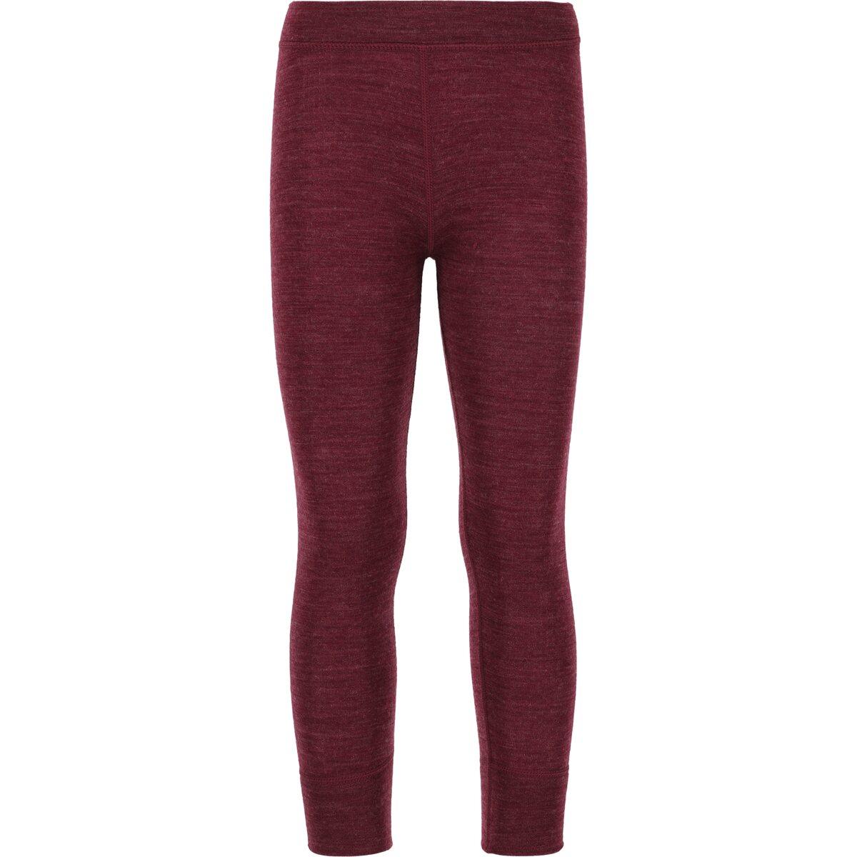 ZigZag Terry Merinould Skiundertøj Børn Tawny Port