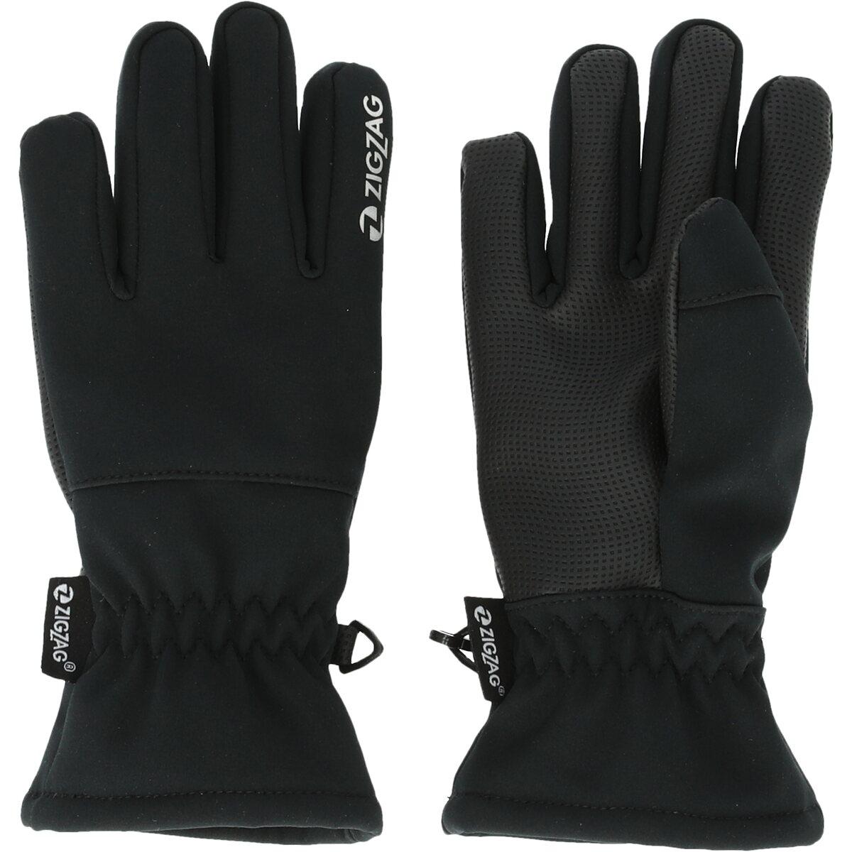 ZigZag Santiay Softshell Handsker Børn Black