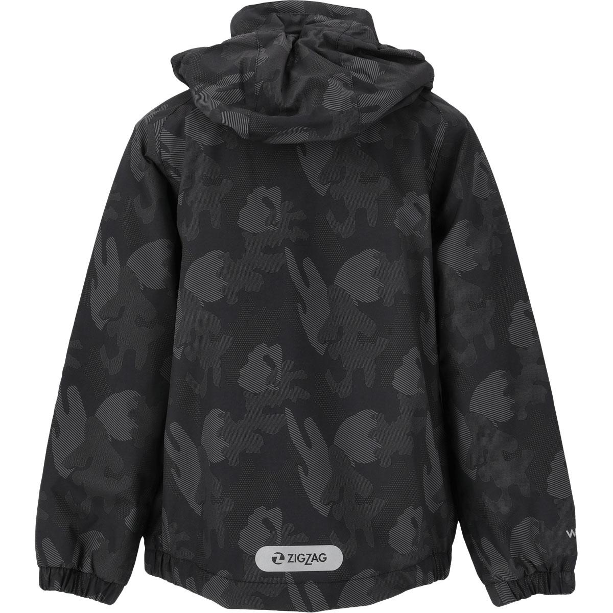 ZigZag Dakota Printed WP Jakke Børn Black