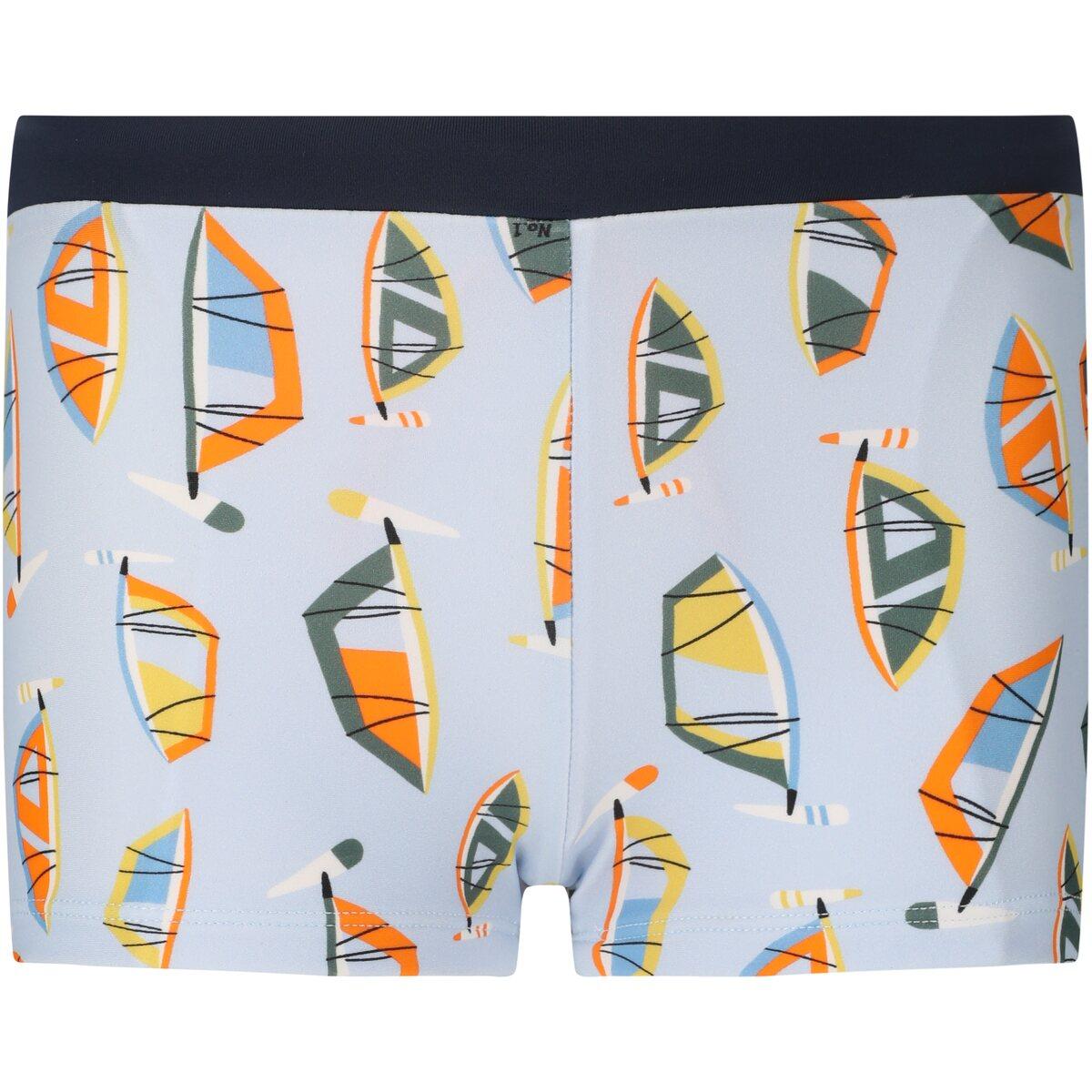 ZigZag Buddy Badebukser M/Korte Ben Børn Print 3771 Surfer