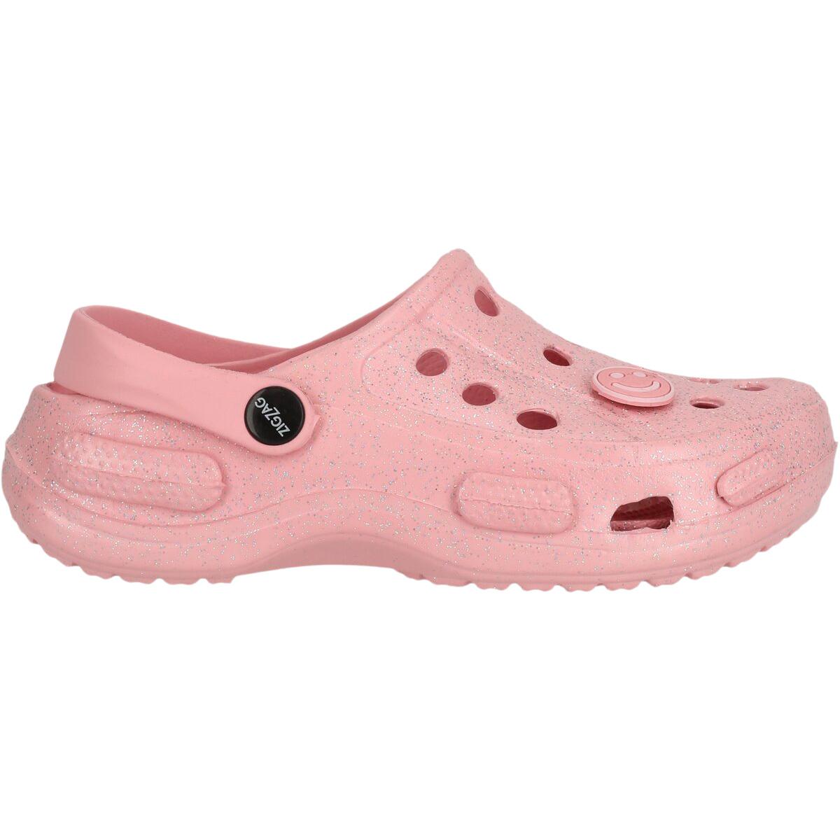 ZigZag Burab Glitter Clogs Børn Rose Shadow