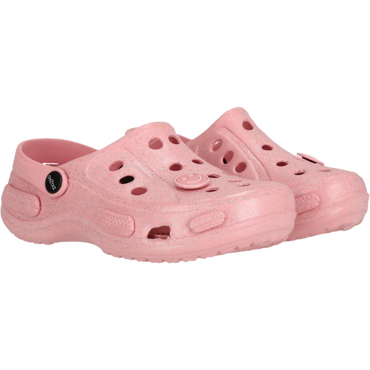 ZigZag Burab Glitter Clogs Børn Rose Shadow