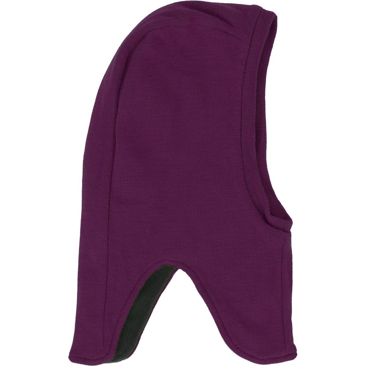 ZigZag Pecan Knit Windproof Elefanthue Børn Dark Purple