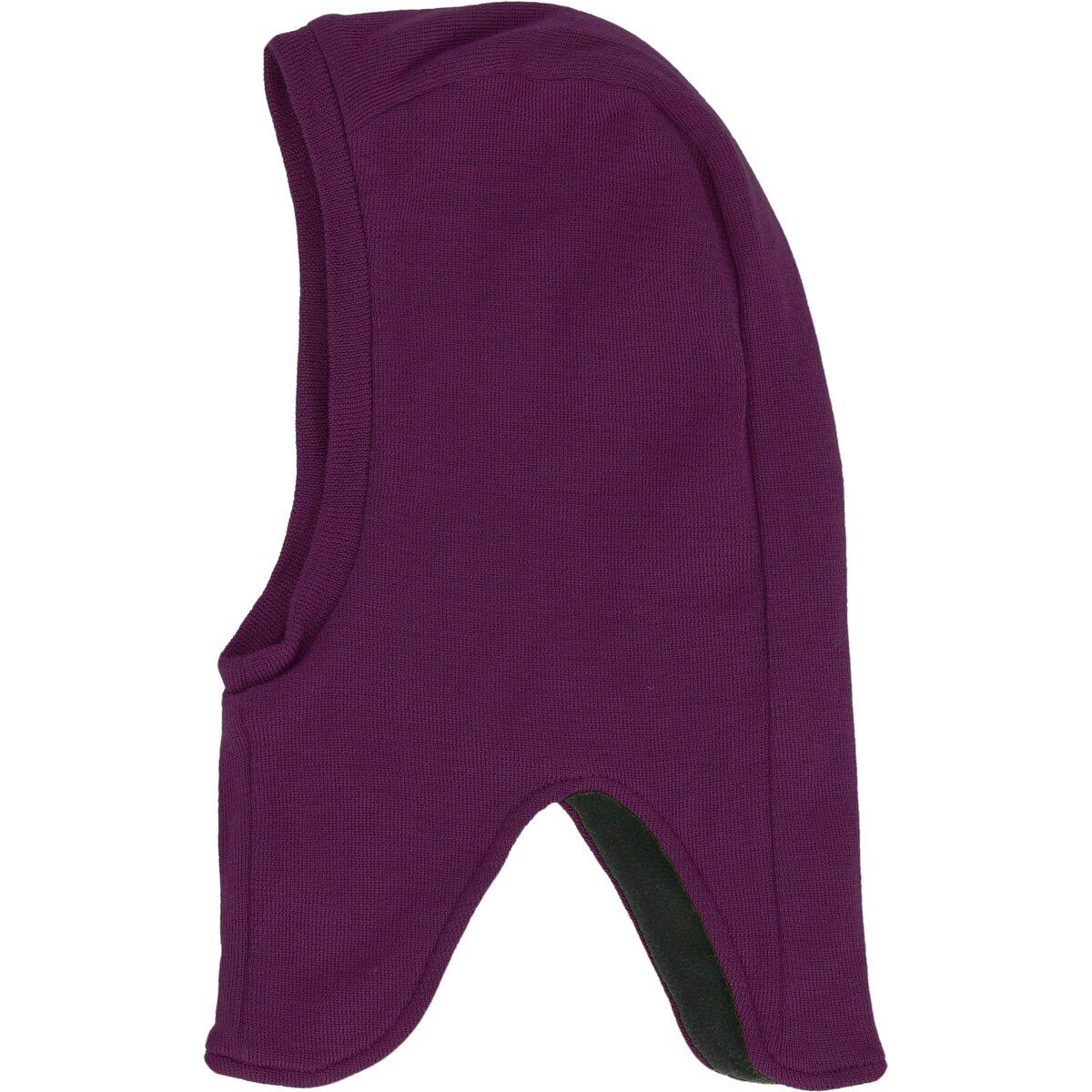 ZigZag Pecan Knit Windproof Elefanthue Børn Dark Purple