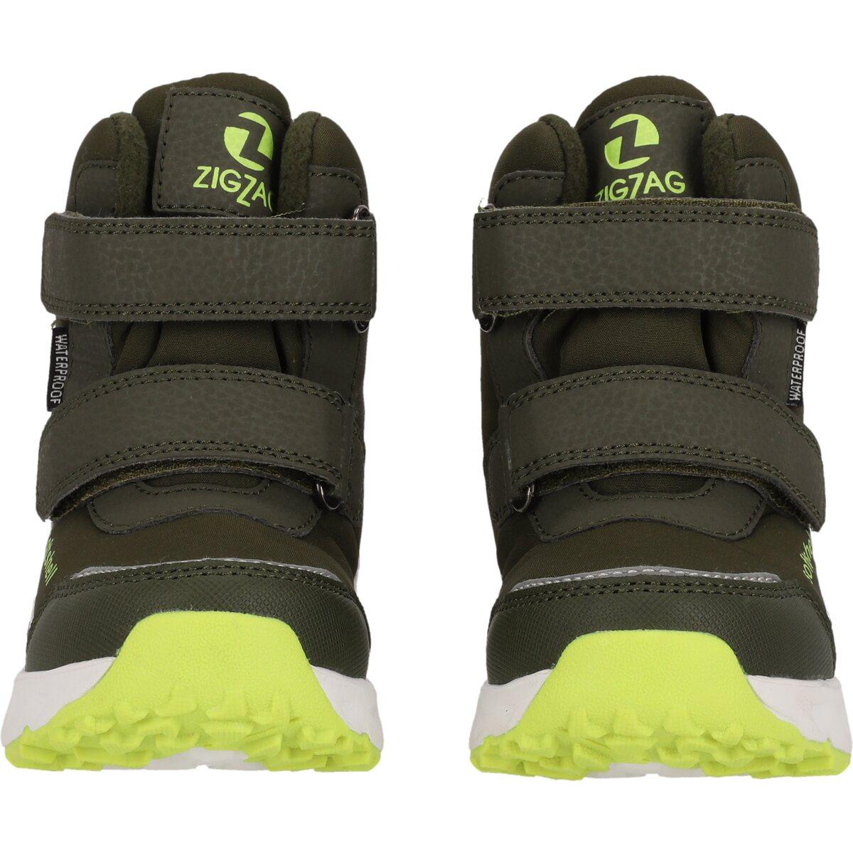 ZigZag Hidol WP Velcro Vinterstøvler M/Lys Børn Olive Night