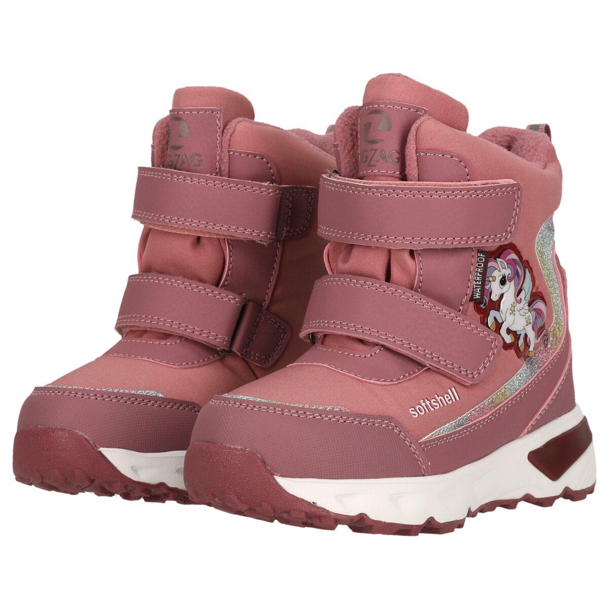 ZigZag Hidol WP Velcro Vinterstøvler M/Lys Børn Desert Rose