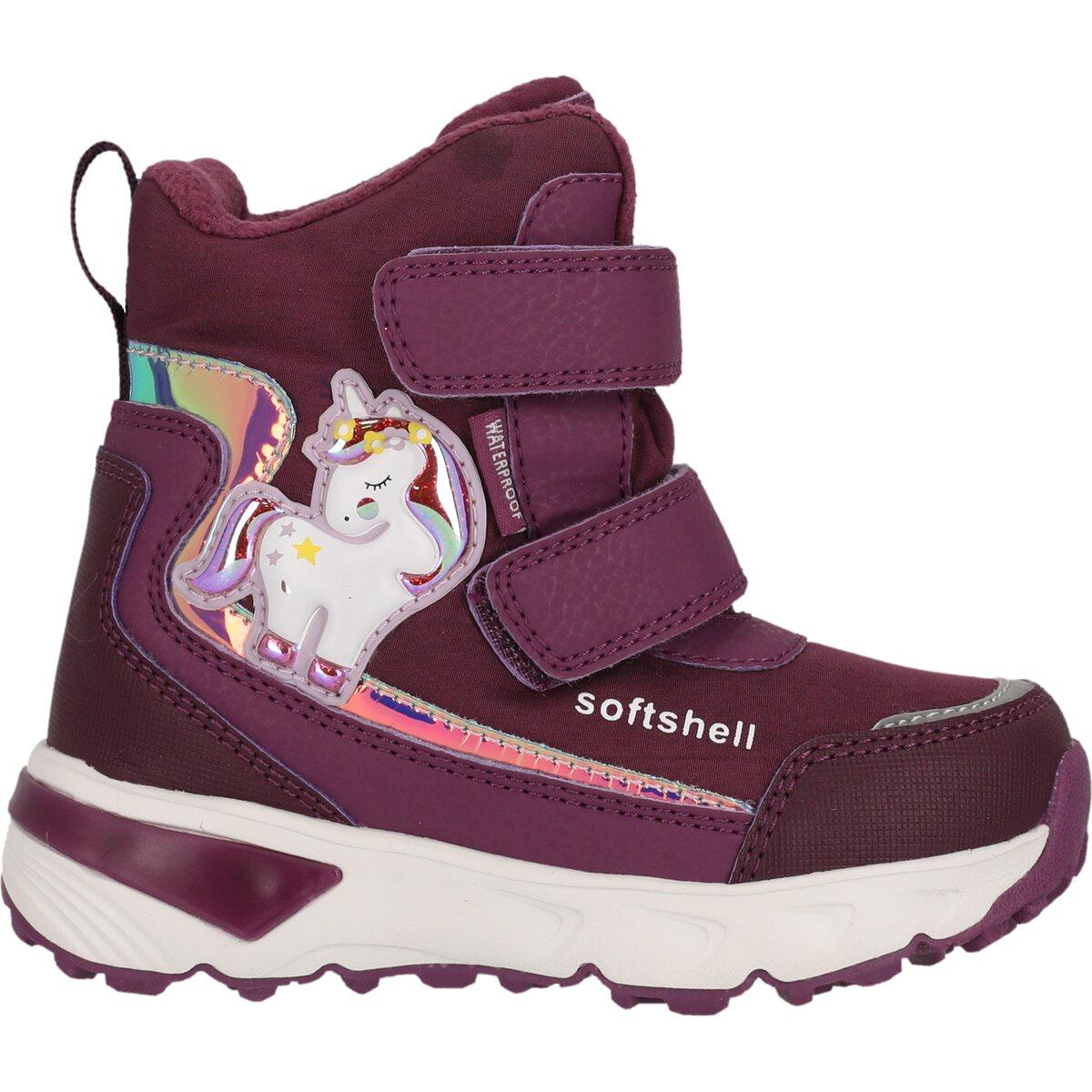 ZigZag Hidol WP Velcro Vinterstøvler M/Lys Børn Purple Pennant