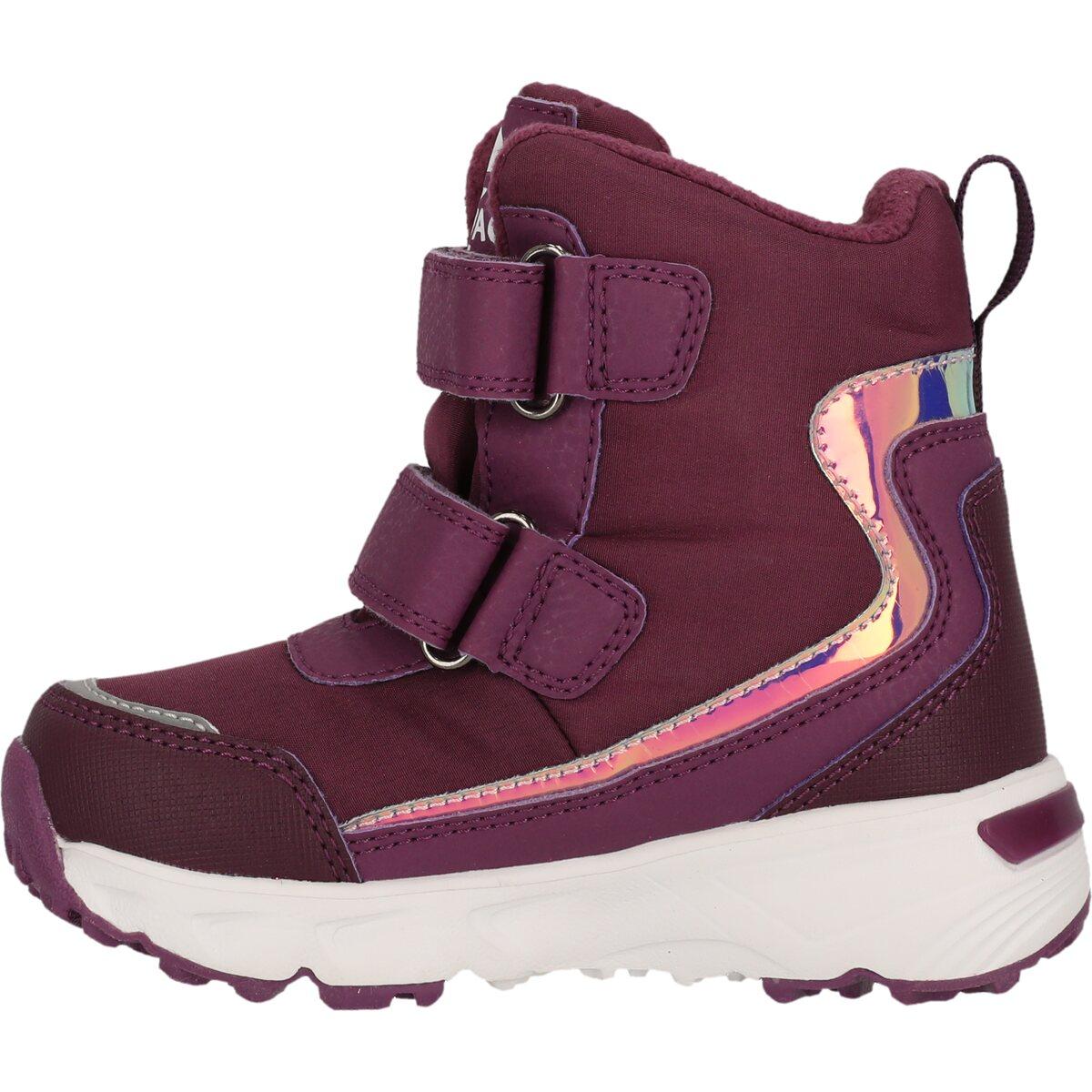 ZigZag Hidol WP Velcro Vinterstøvler M/Lys Børn Purple Pennant