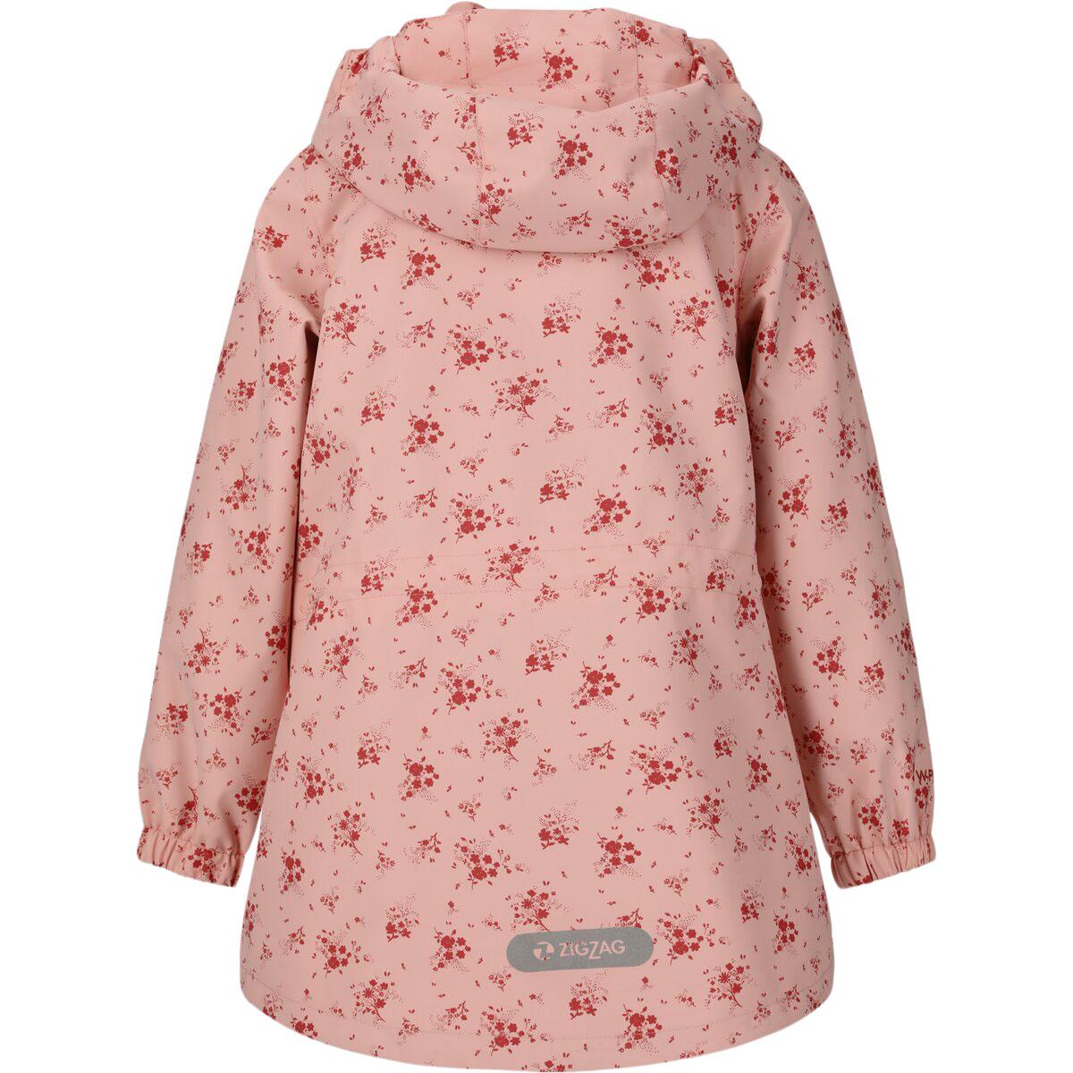 ZigZag Rebekka Printed Parka Jakke Børn Silver Pink