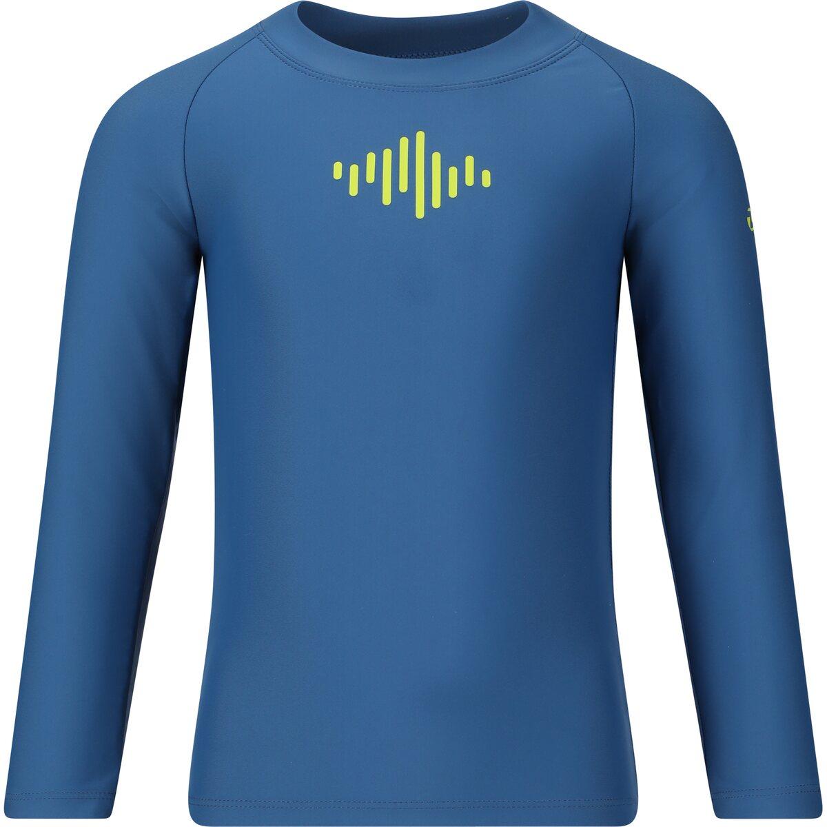 ZigZag Crisp Langærmet Svømme T-shirt Børn Dark Blue