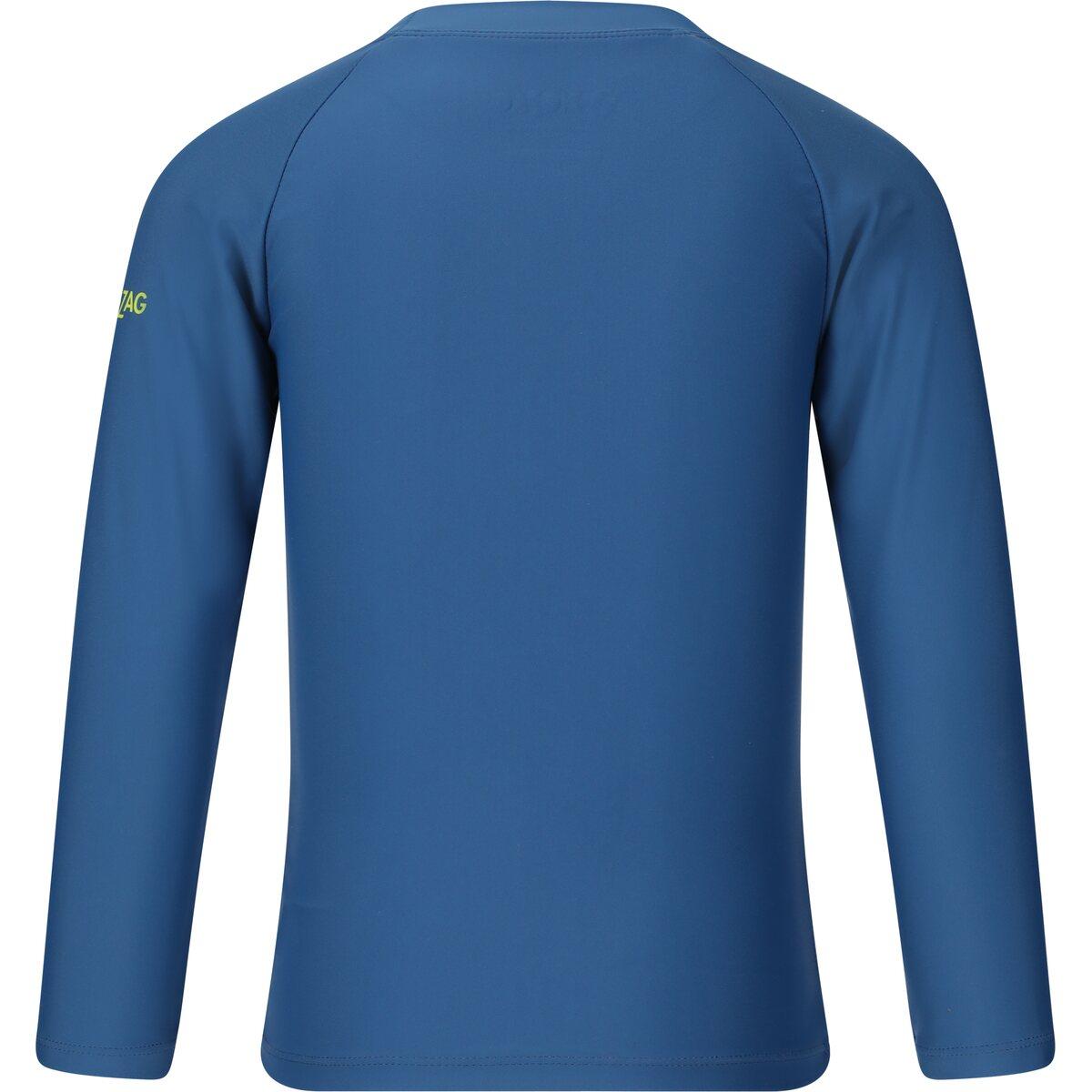 ZigZag Crisp Langærmet Svømme T-shirt Børn Dark Blue