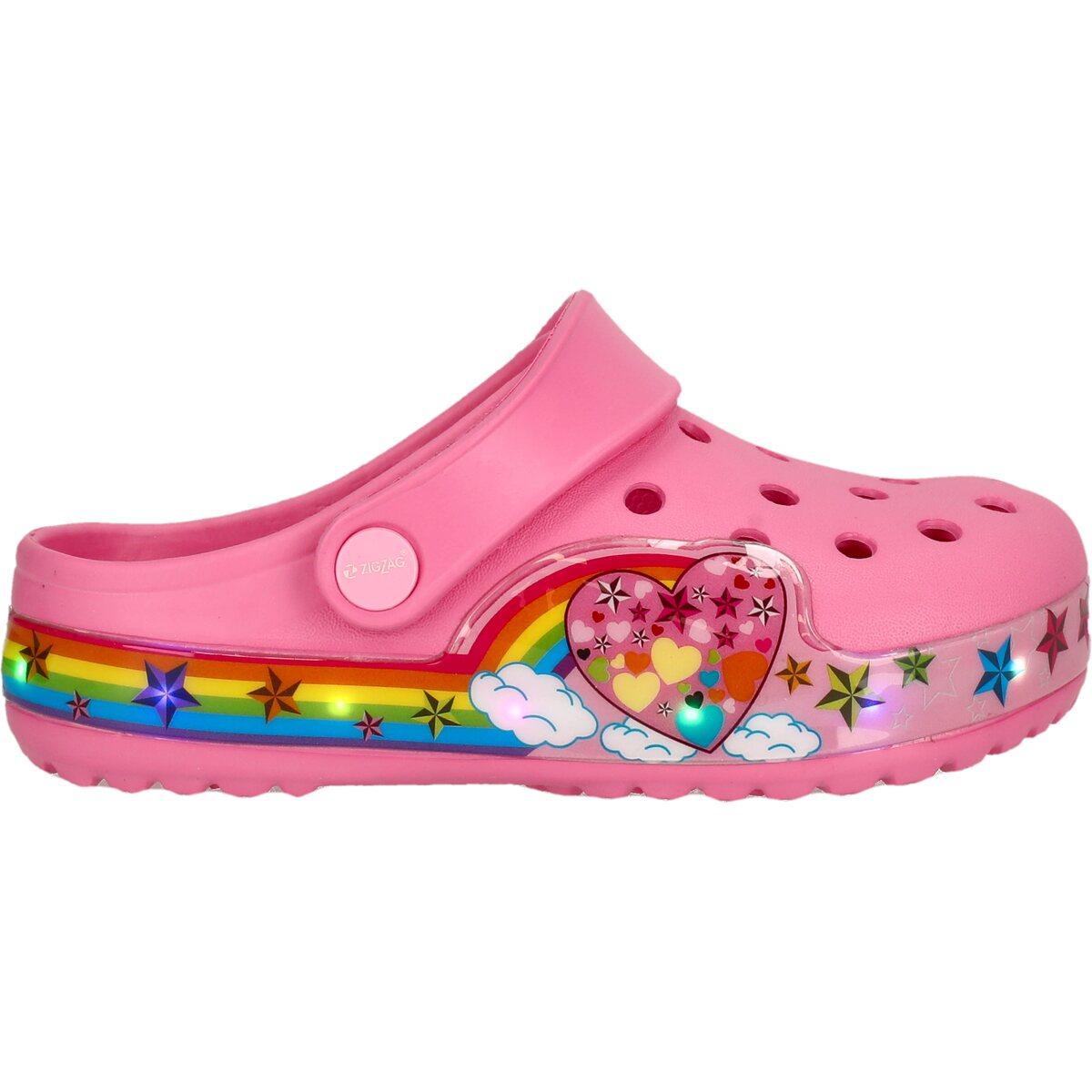 ZigZag Burundi Clogs M/Lys Børn Cotton Candy