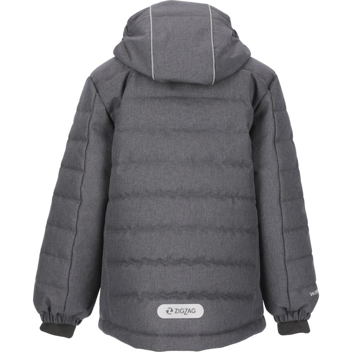 ZigZag Nino Melange Skijakke Barn Dark Grey Melange