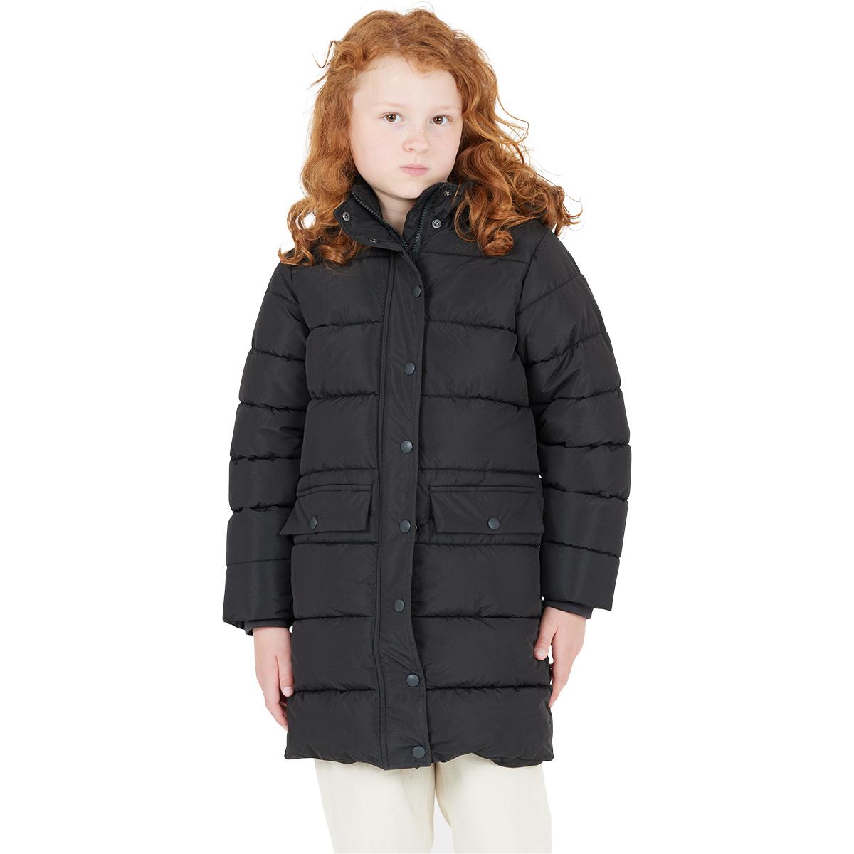 ZigZag Luisa Puffer Parka Vinterjakke Børn Black