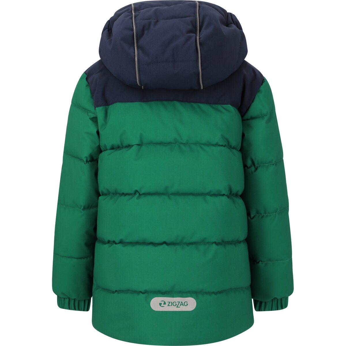 ZigZag Esra Puffer Dunjakke Barn Alpine Green