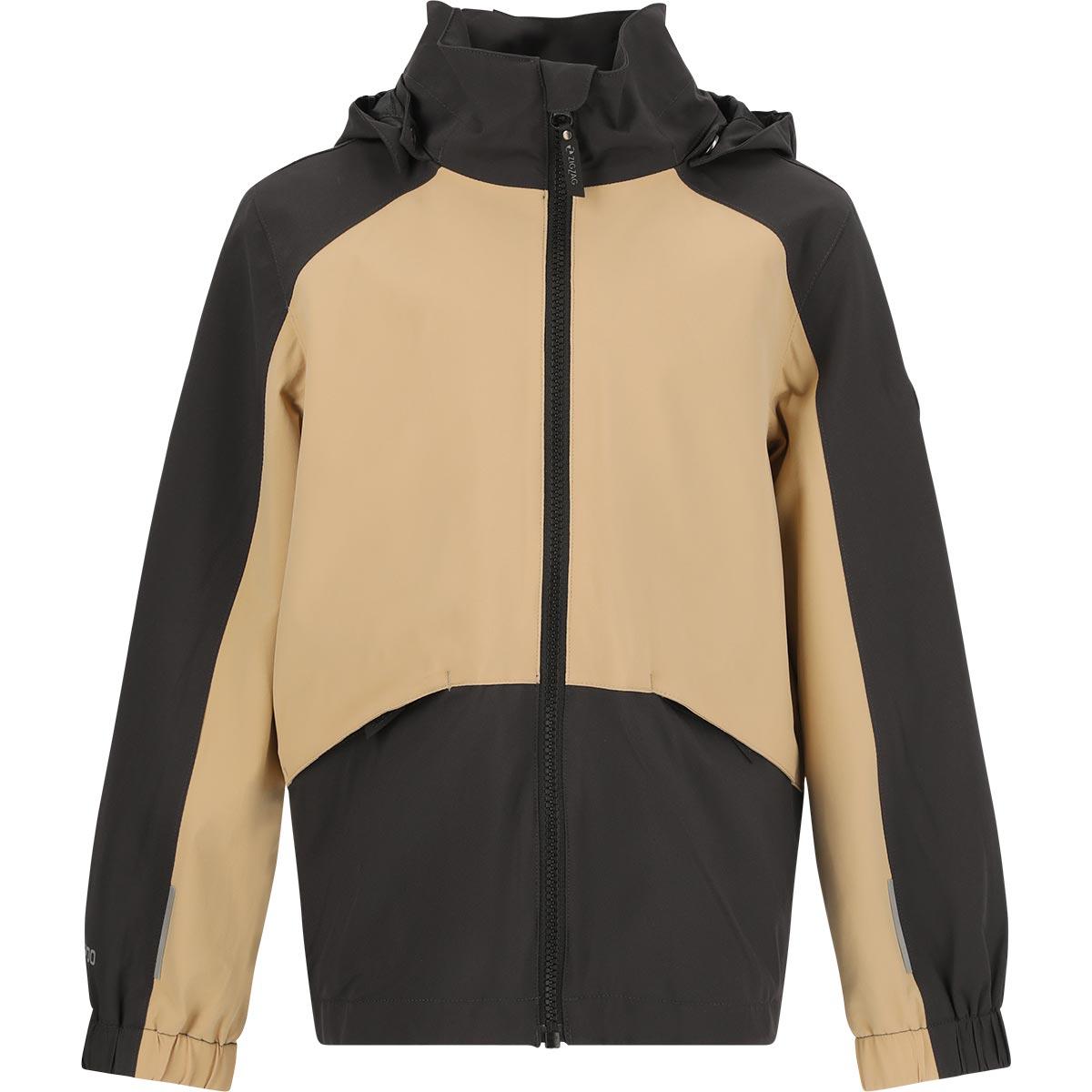 ZigZag Lemon Softshell Jakke Børn Travertine