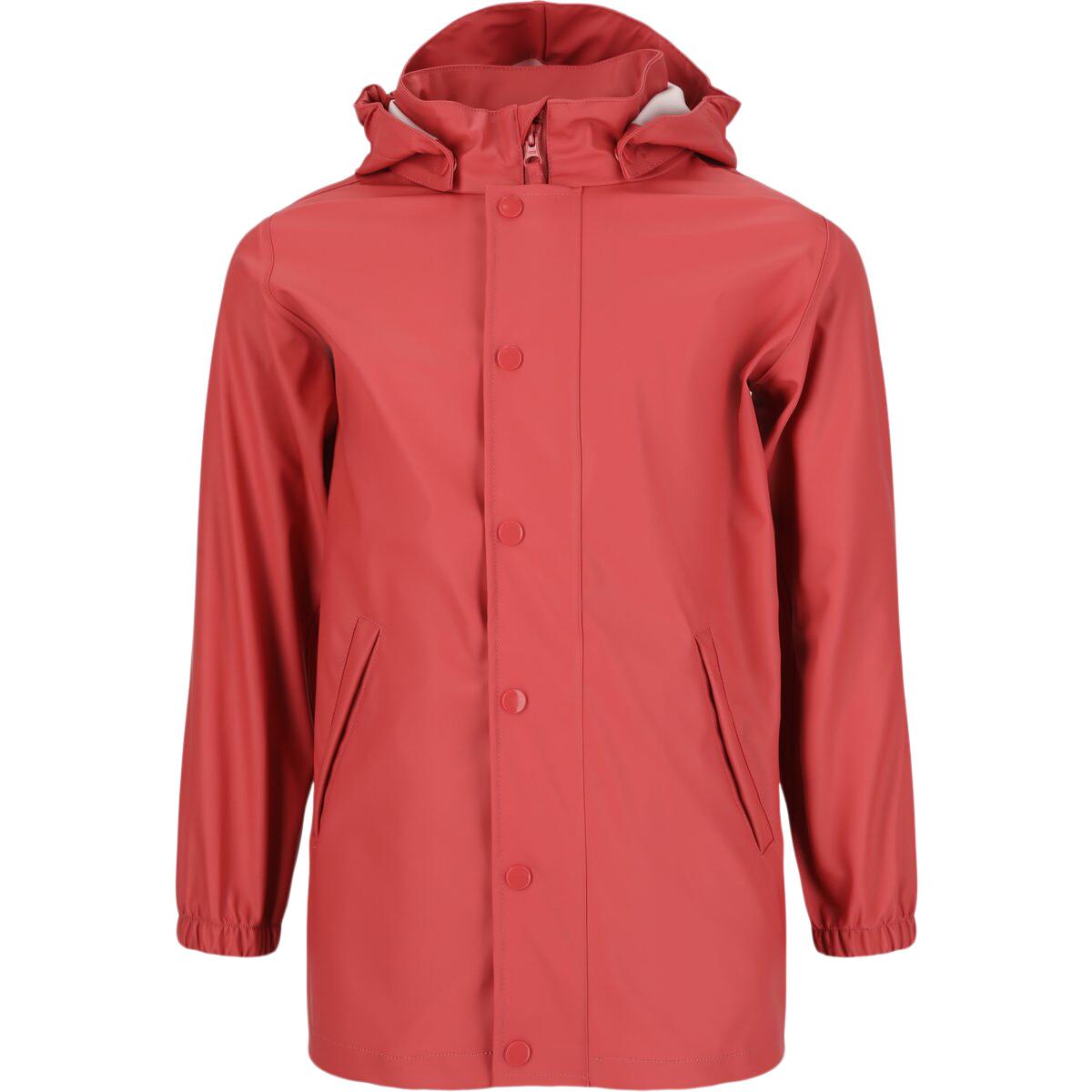 ZigZag Rainfall PU Regnjakke Børn Mineral Red