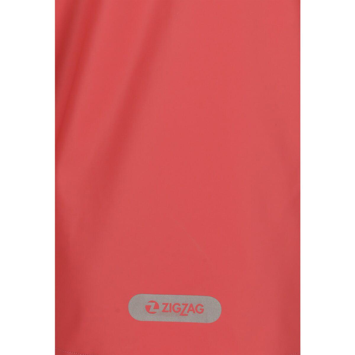 ZigZag Rainfall PU Regnjakke Børn Mineral Red