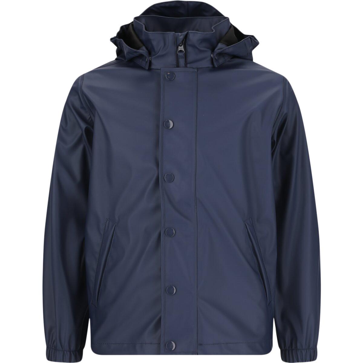 ZigZag Rainfield PU Regnjakke Børn Navy