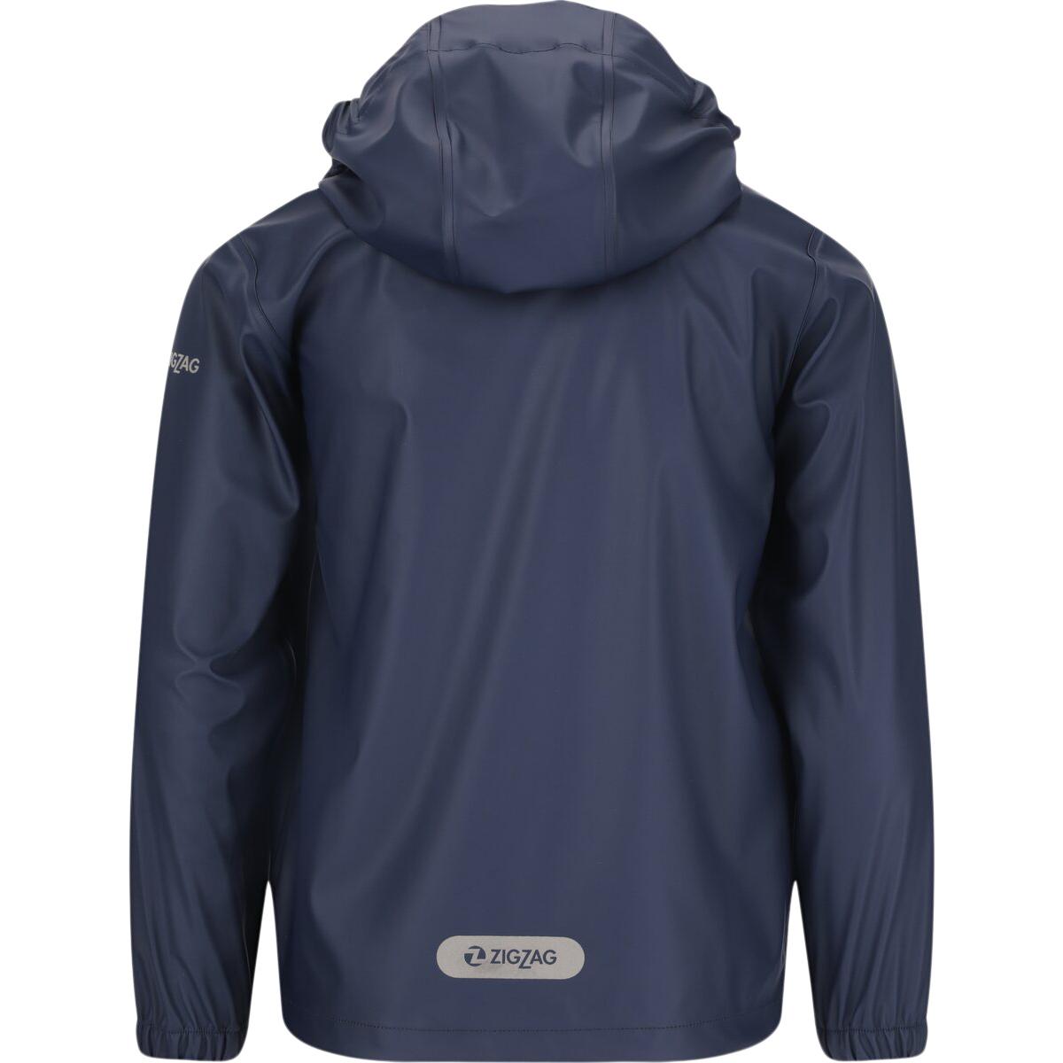ZigZag Rainfield PU Regnjakke Børn Navy
