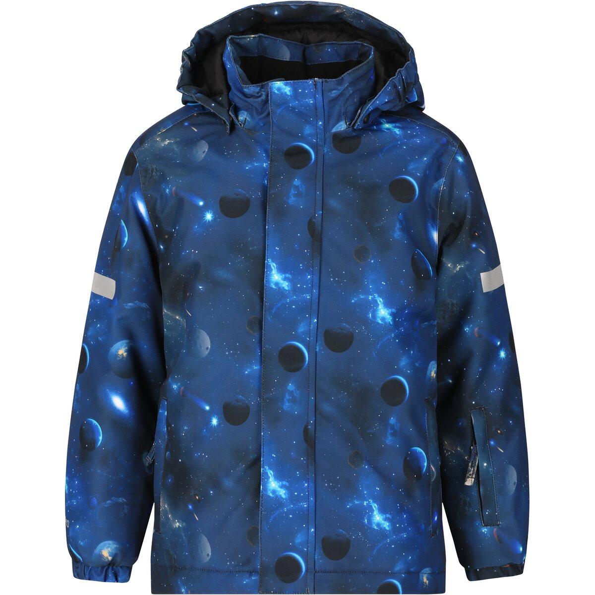 ZigZag Funzone Printed Skijakke Barn Estate Blue