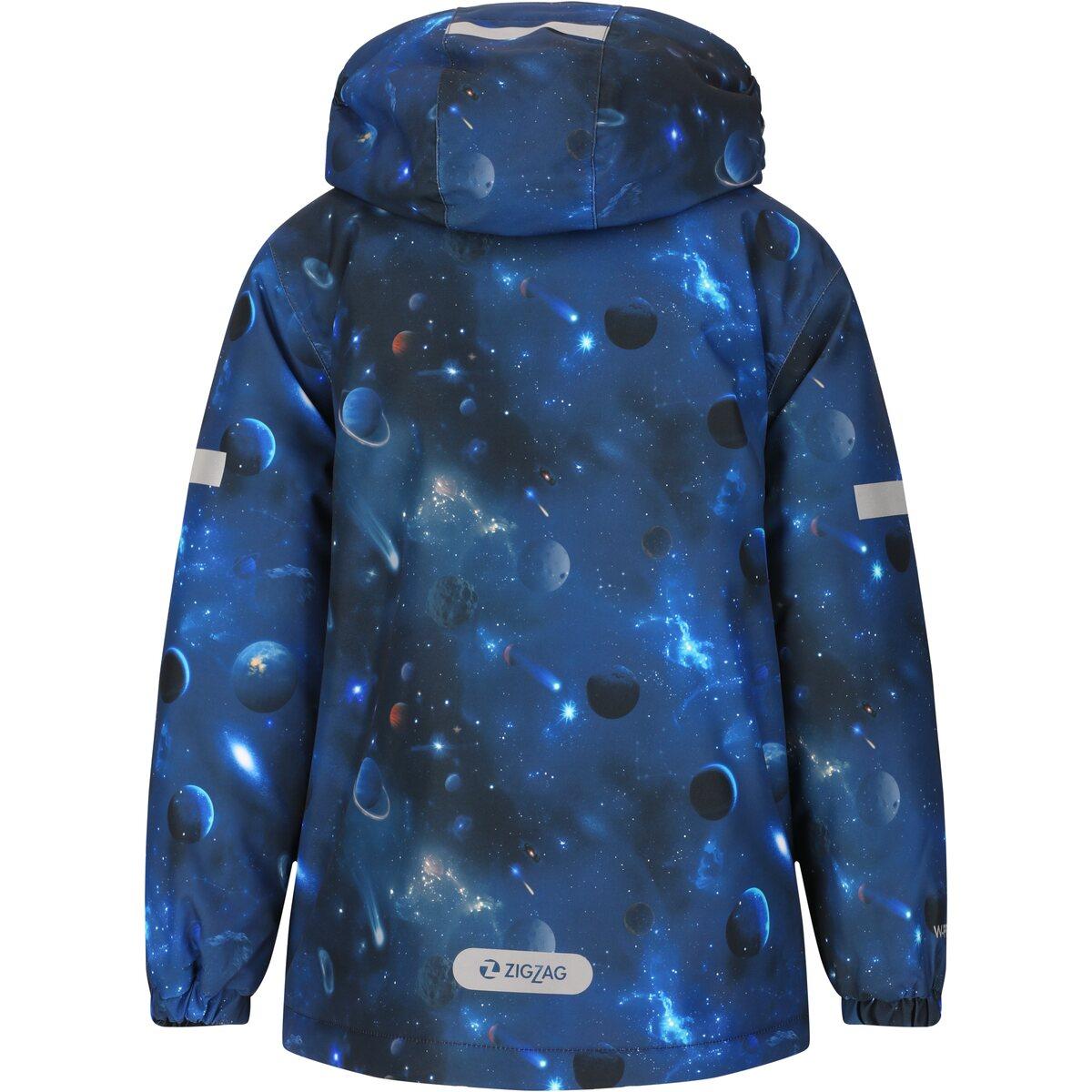 ZigZag Funzone Printed Skijakke Barn Estate Blue