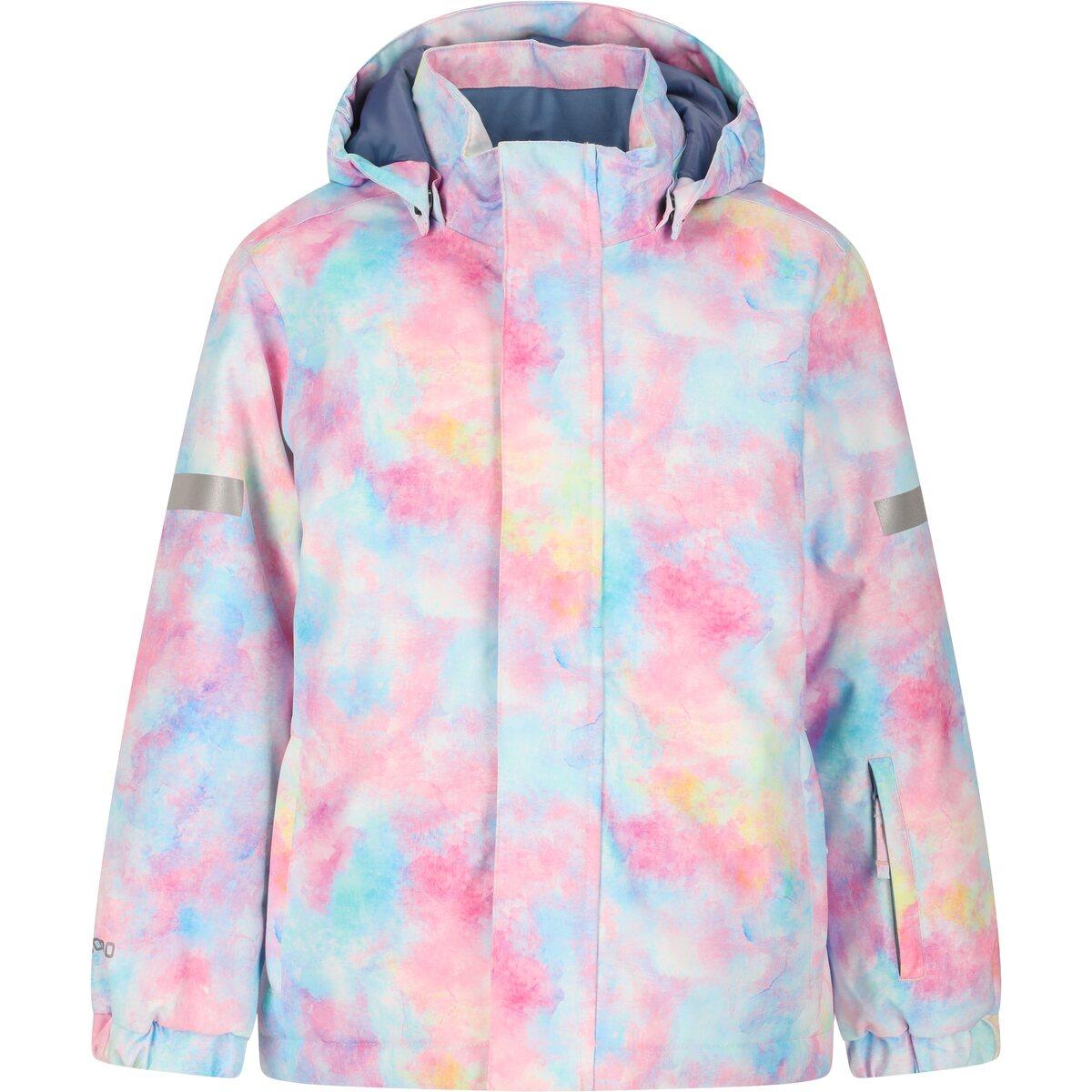 ZigZag Funzone Printed Skijakke Barn Blue Frost