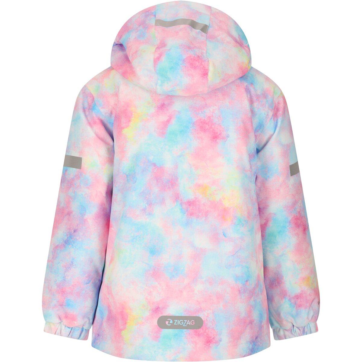 ZigZag Funzone Printed Skijakke Barn Blue Frost