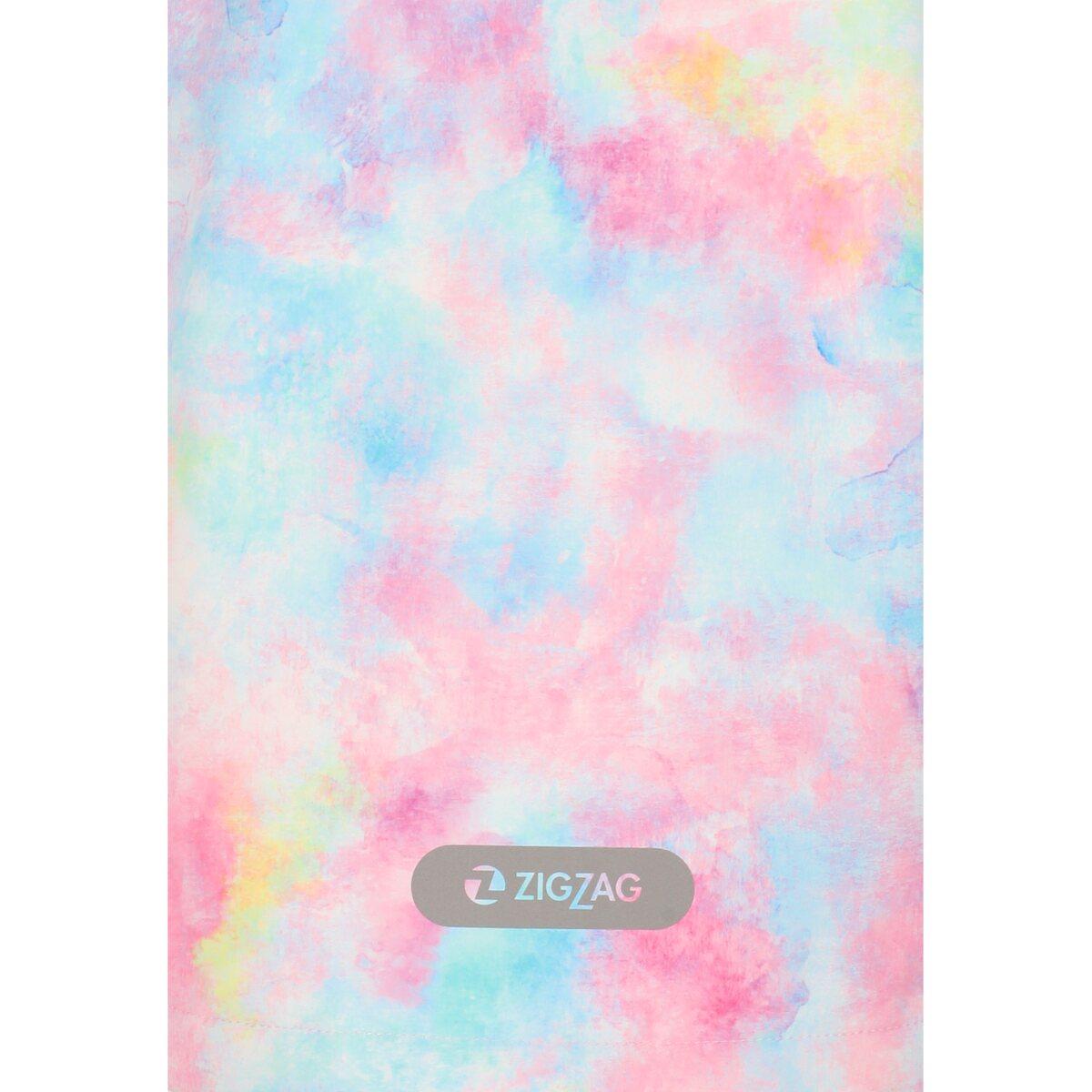 ZigZag Funzone Printed Skijakke Barn Blue Frost