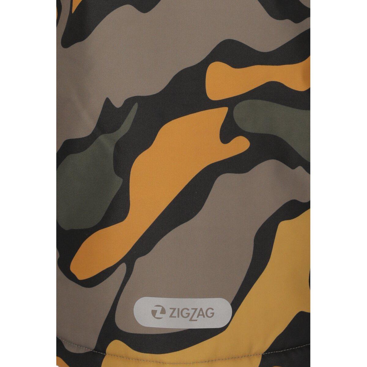 ZigZag Funzone Printed Skijakke Barn Rubber