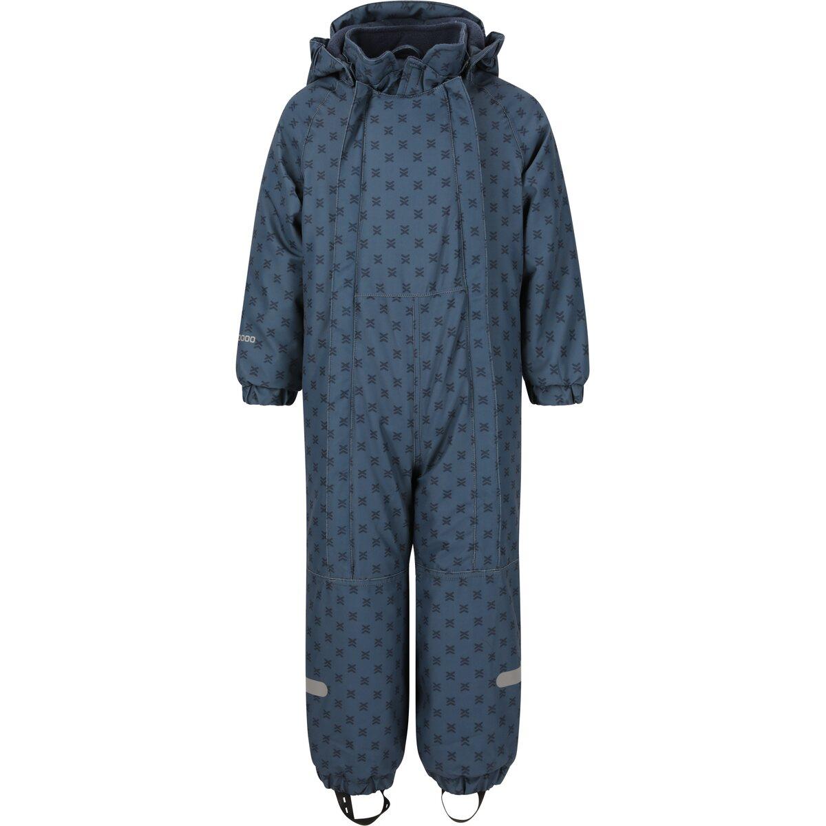 ZigZag Freeze 2-Zipper Flyverdragt Børn Navy