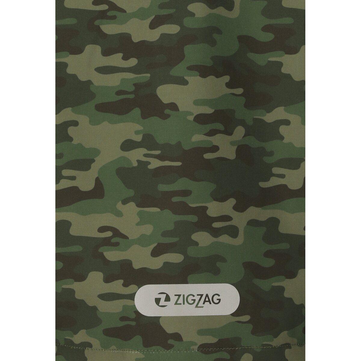 ZigZag Onetwo Printed Softshell Jakke Barn Black Forest