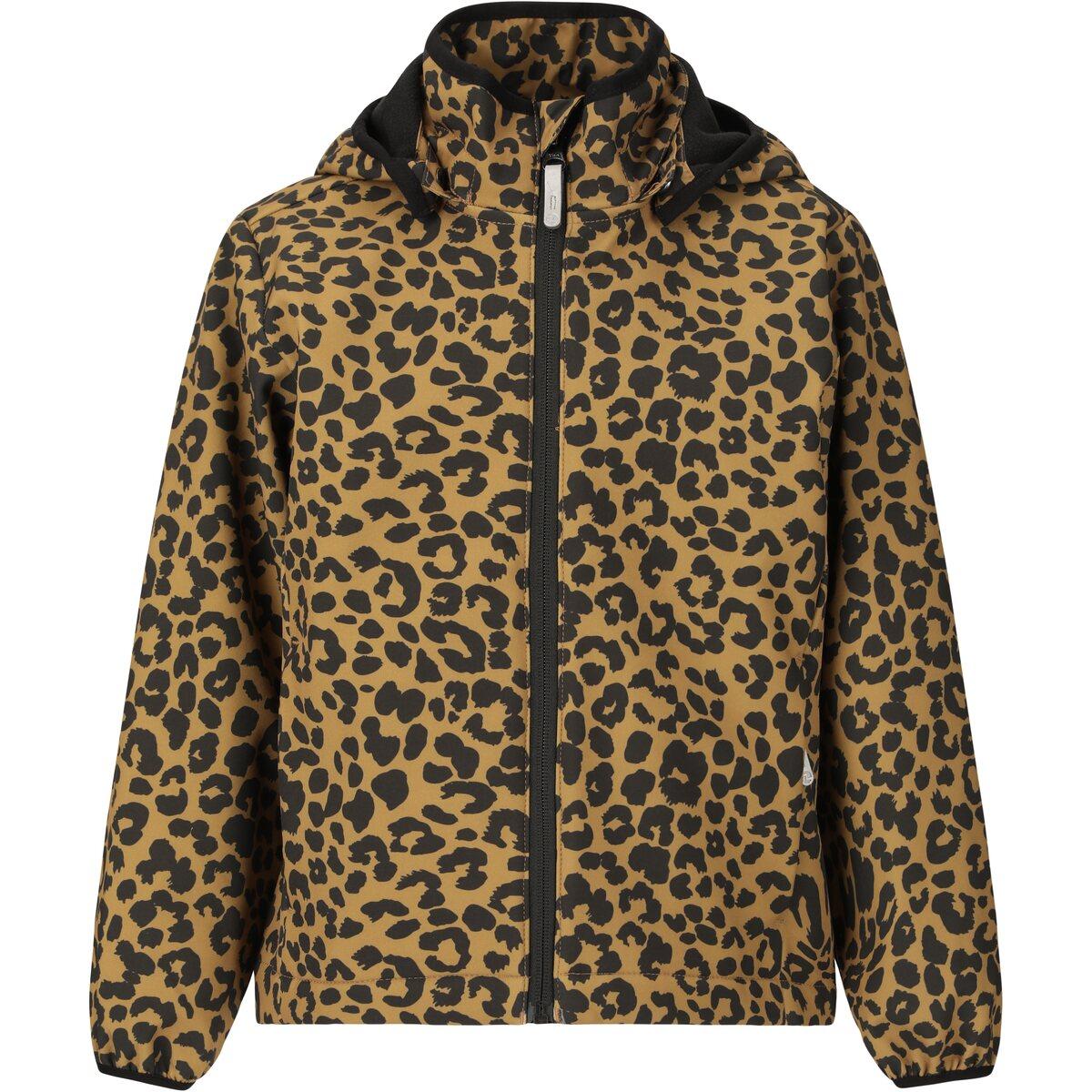 ZigZag Onetwo Printed Softshell Jakke Børn Dull Gold