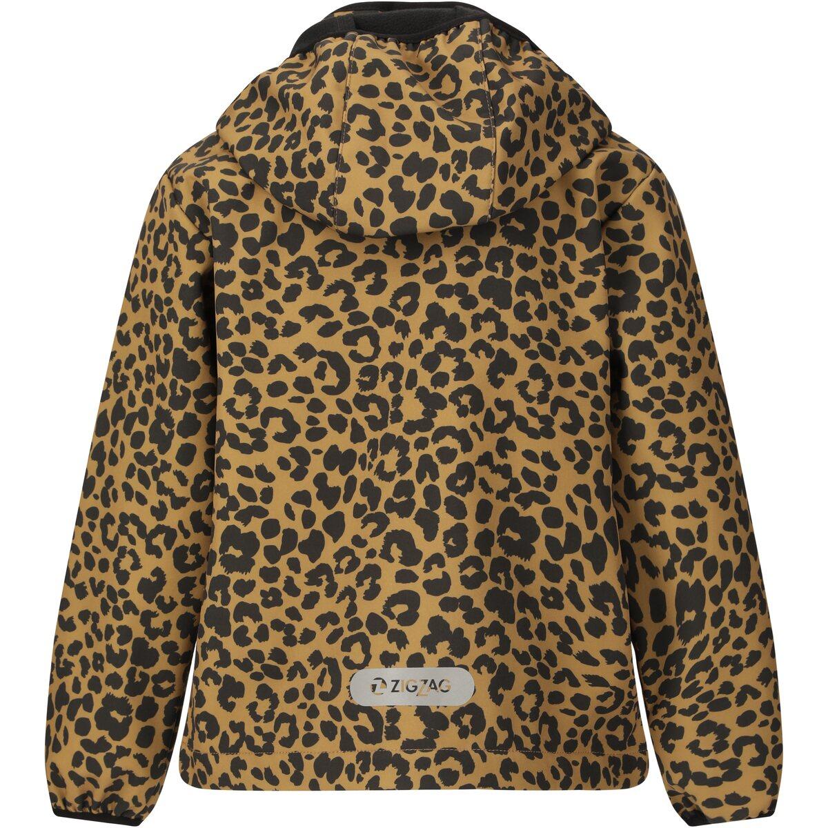 ZigZag Onetwo Printed Softshell Jakke Børn Dull Gold