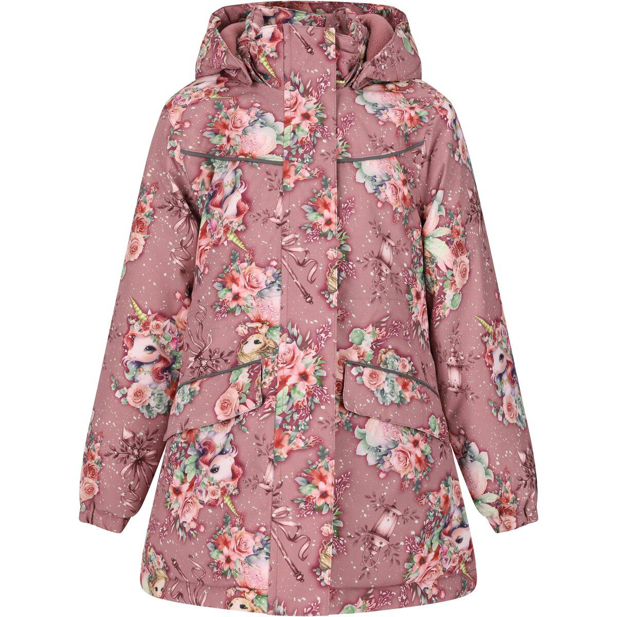 ZigZag Angelina V2 Printed Parka Jakke Børn Wistful Mauve