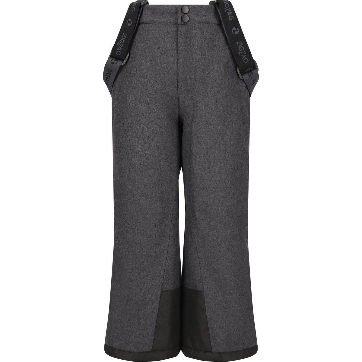 ZigZag Nino Melange Skibukser Barn Dark Grey Melange