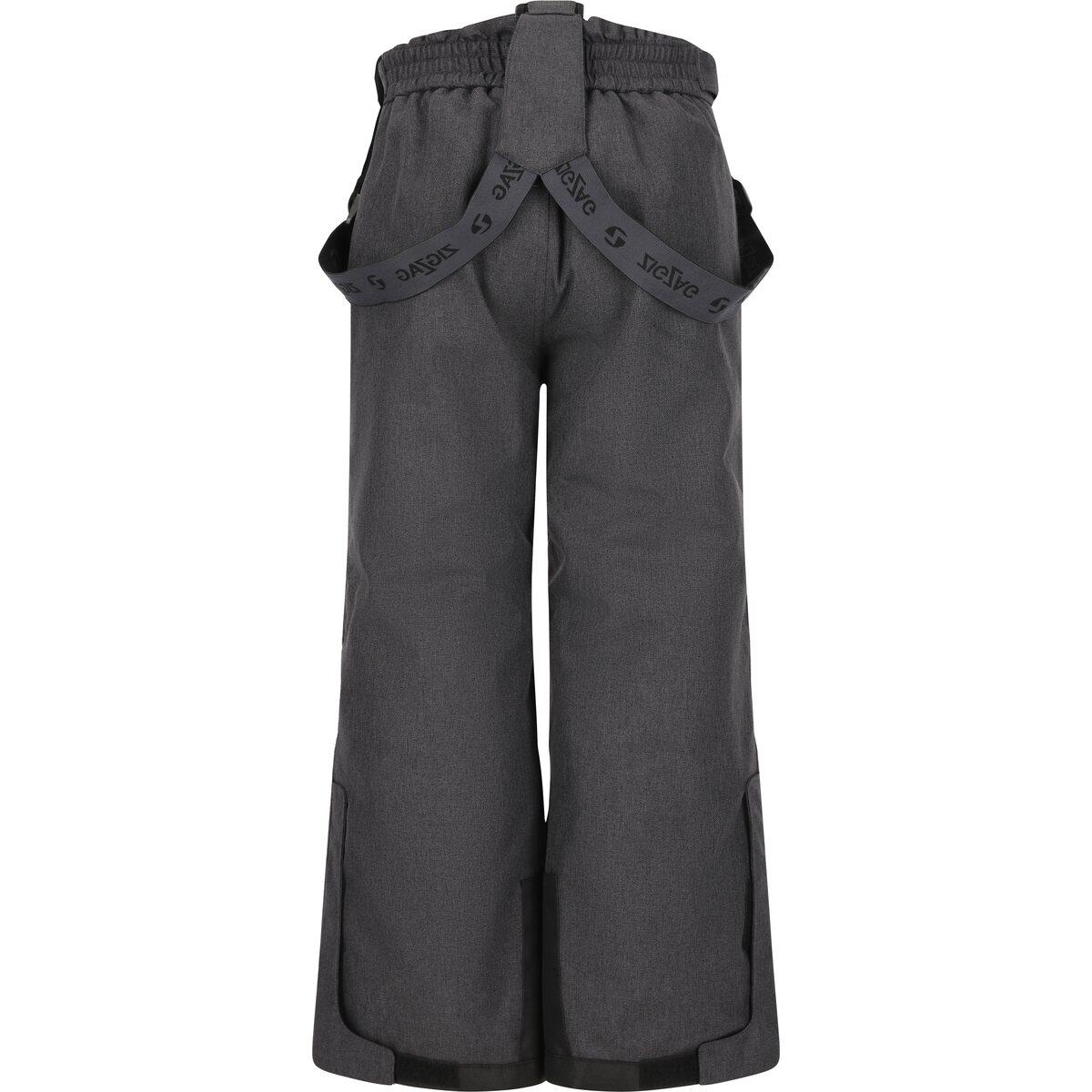 ZigZag Nino Melange Skibukser Barn Dark Grey Melange