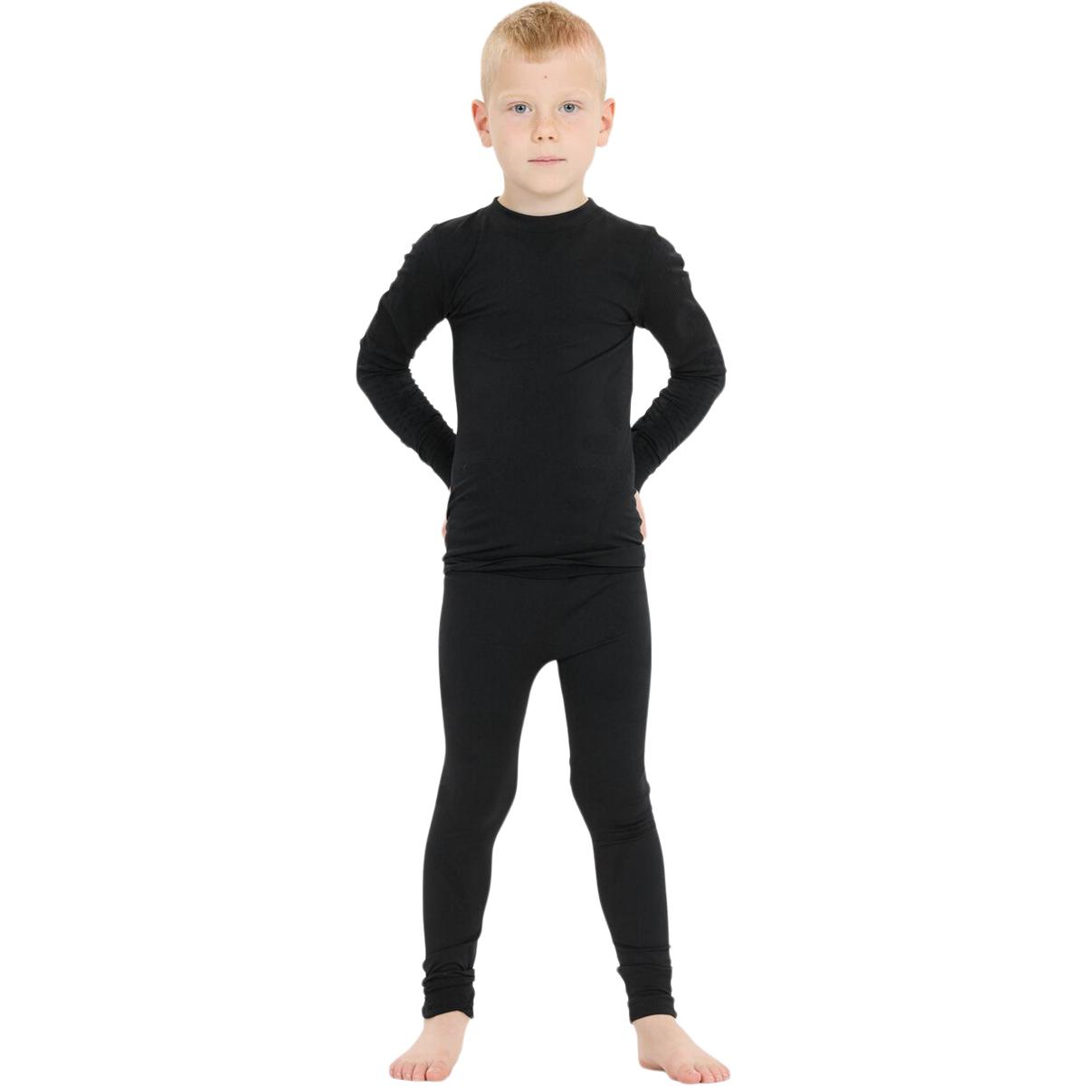 ZigZag Gualala Seamless Skiundertøj Børn Black