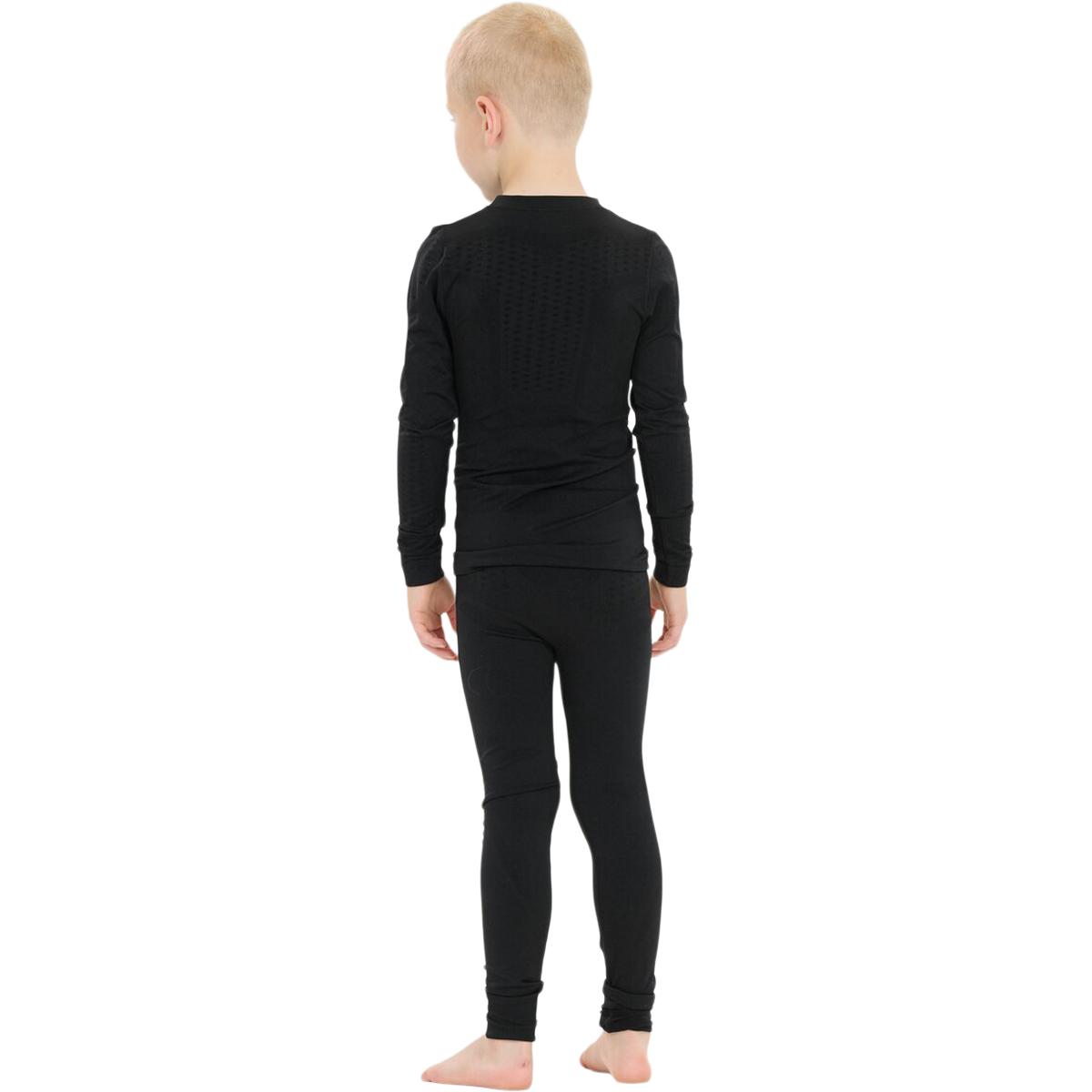 ZigZag Gualala Seamless Skiundertøj Børn Black
