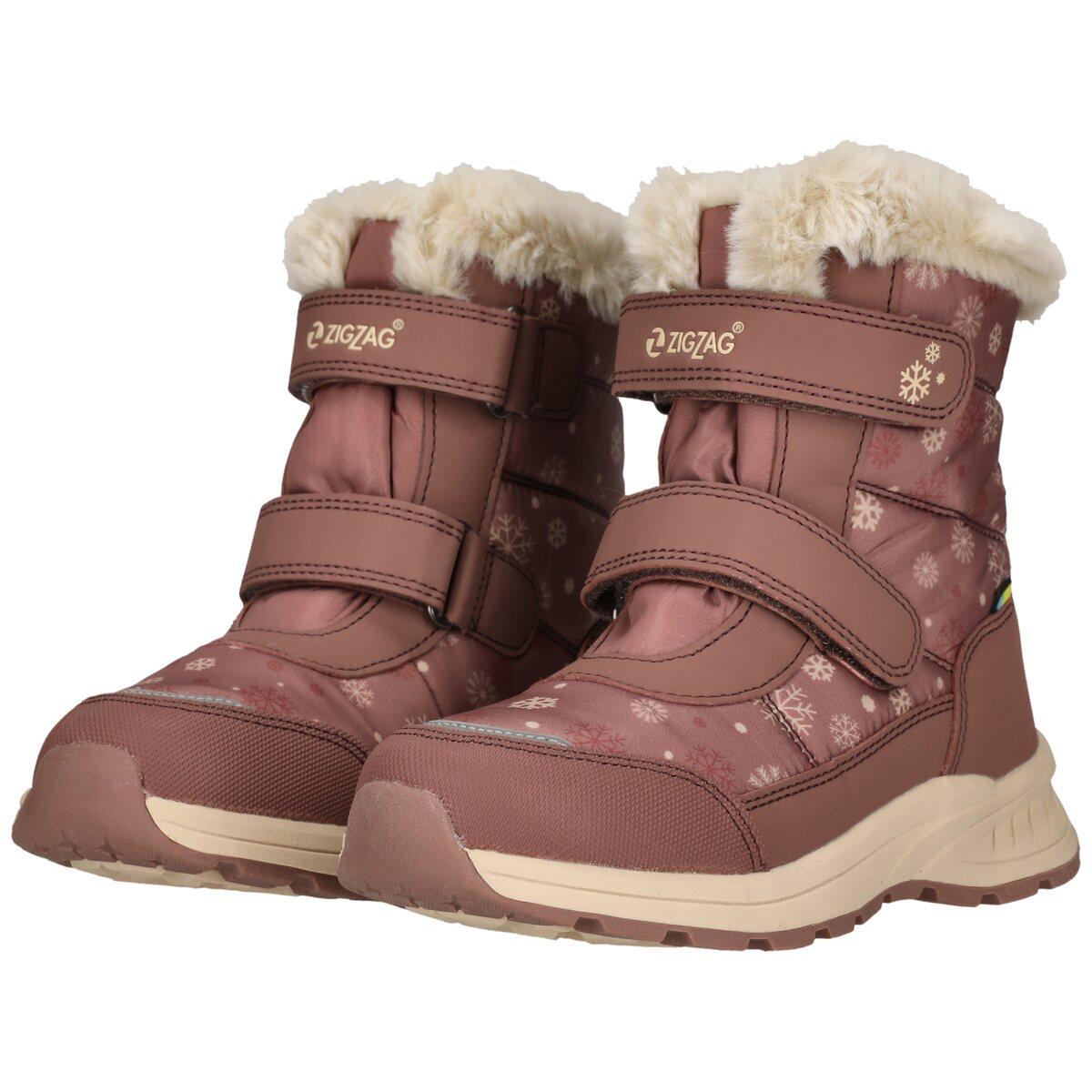 ZigZag Aray WP Velcro Vinterstøvler Børn Burlwood